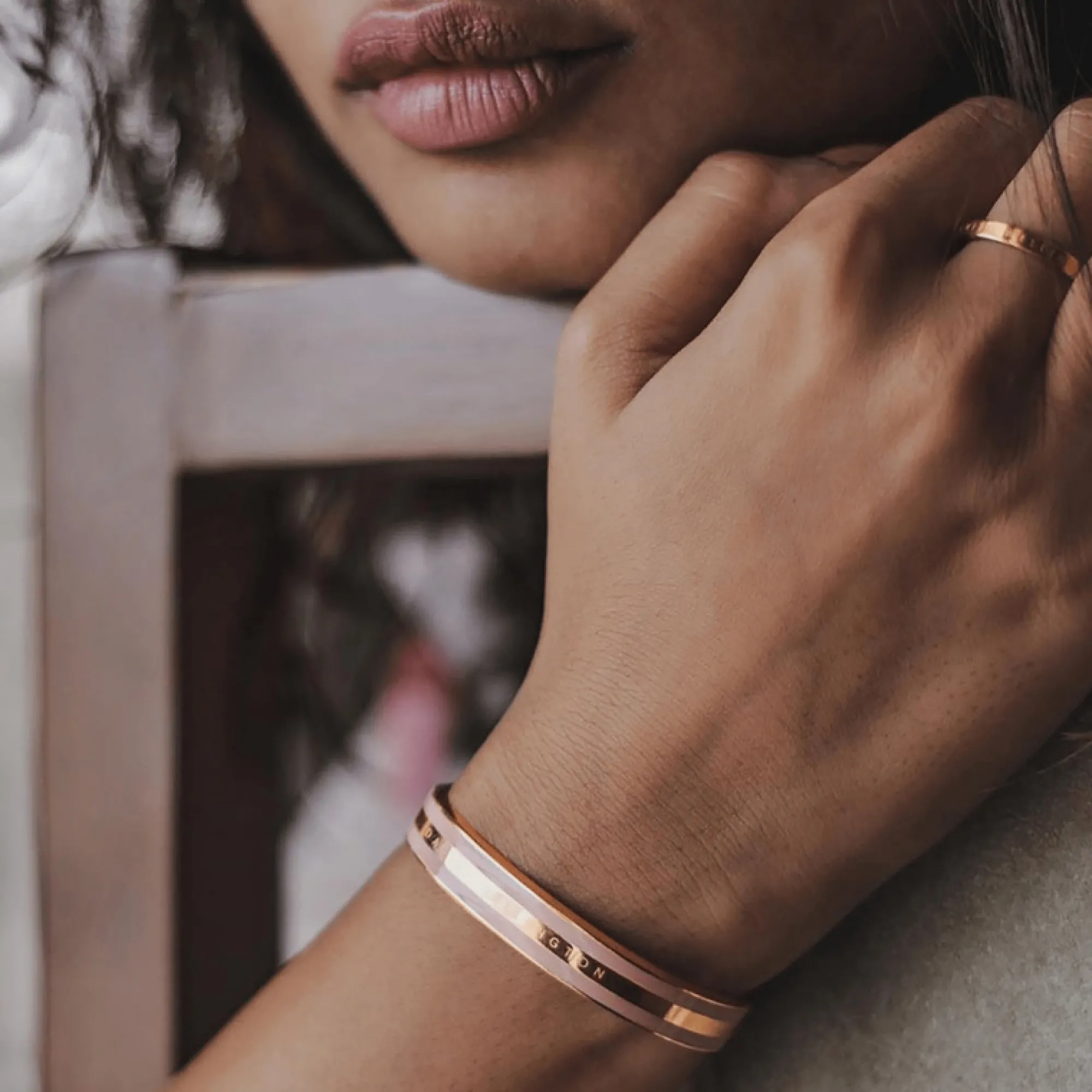 Daniel Wellington Armband<Emalie Bracelet Rose Gold/Dusty Rose