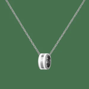 Daniel Wellington Halsband<Emalie Necklace Silver/Satin White