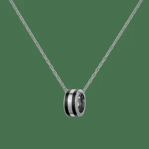Daniel Wellington Halsband<Emalie Necklace Silver/Black