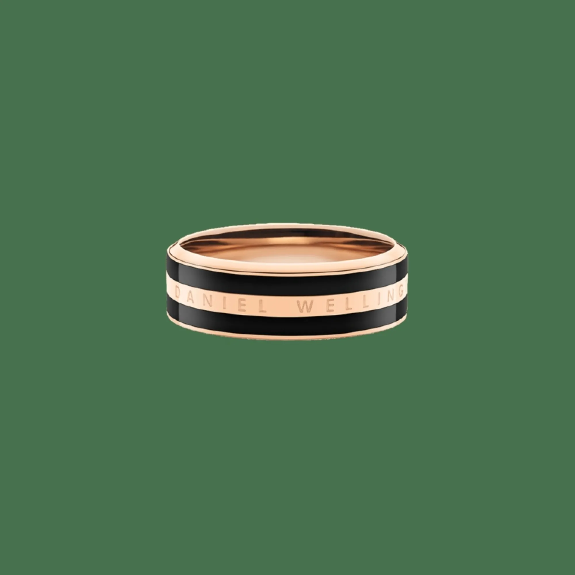 Daniel Wellington Ringar<Emalie Ring Rose Gold/Black