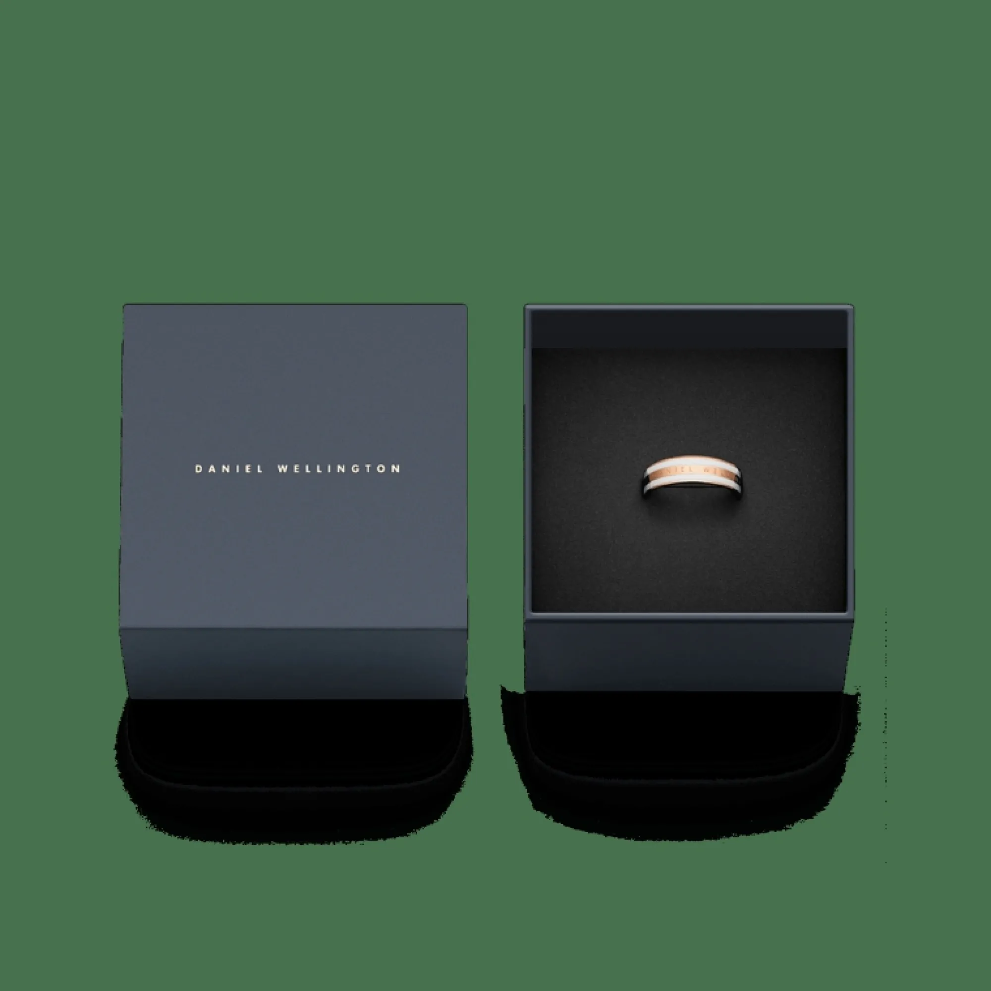 Daniel Wellington Ringar<Emalie Ring Rose Gold/Satin White