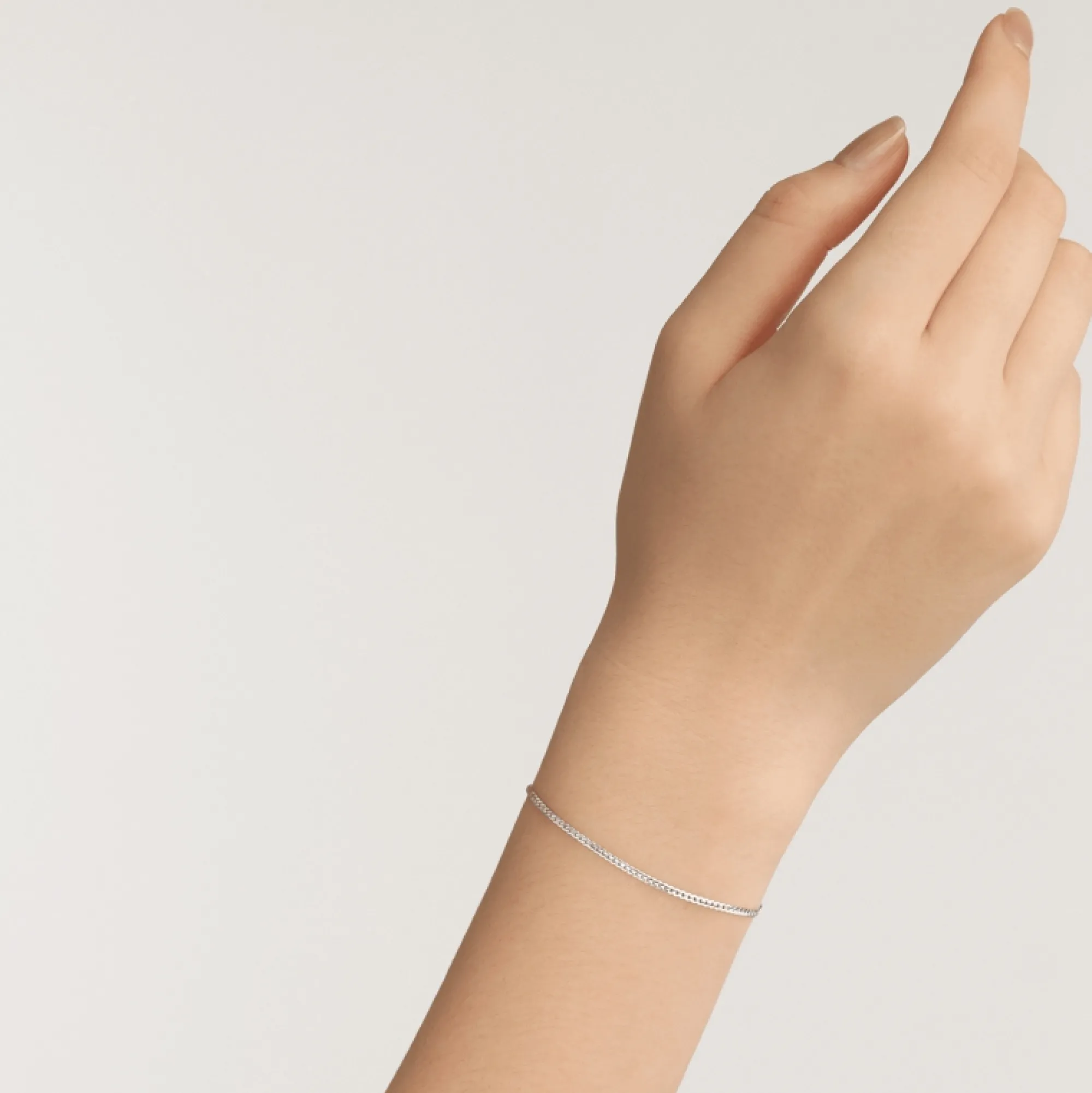 Daniel Wellington Armband<Flat Chain Bracelet S Silver