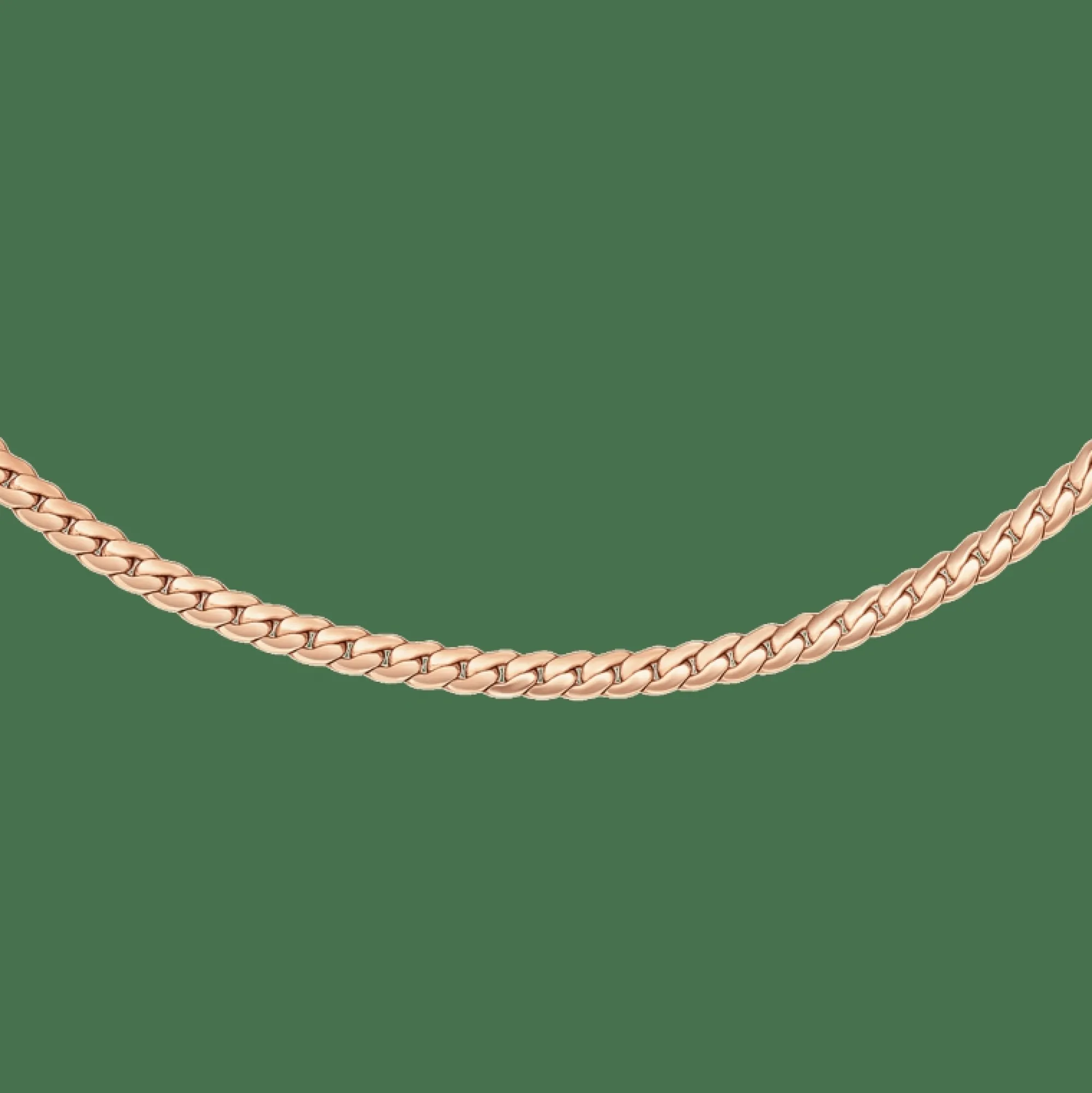 Daniel Wellington Halsband<Flat Chain Necklace RG Rose Gold