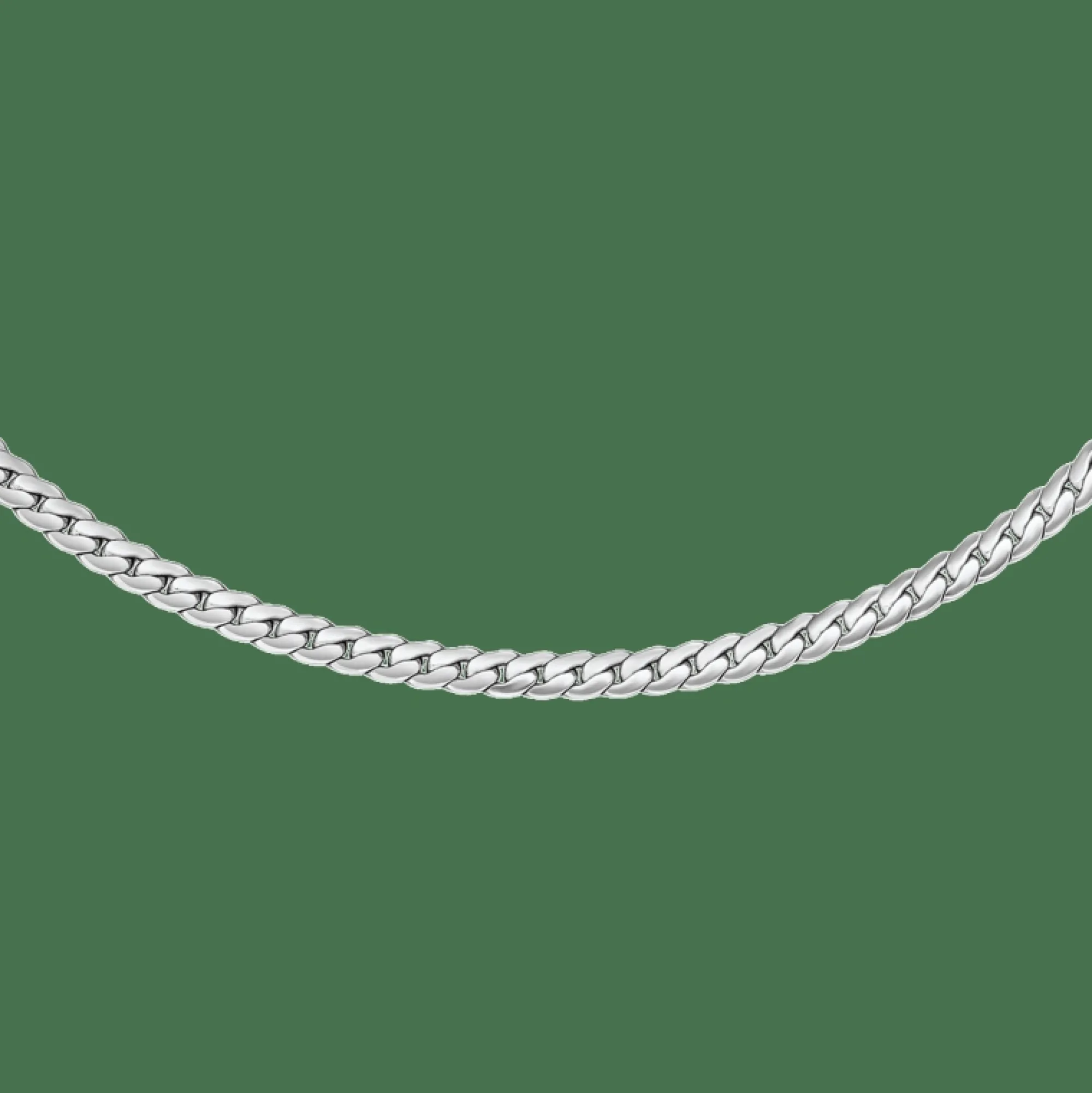 Daniel Wellington Halsband<Flat Chain Necklace S Silver