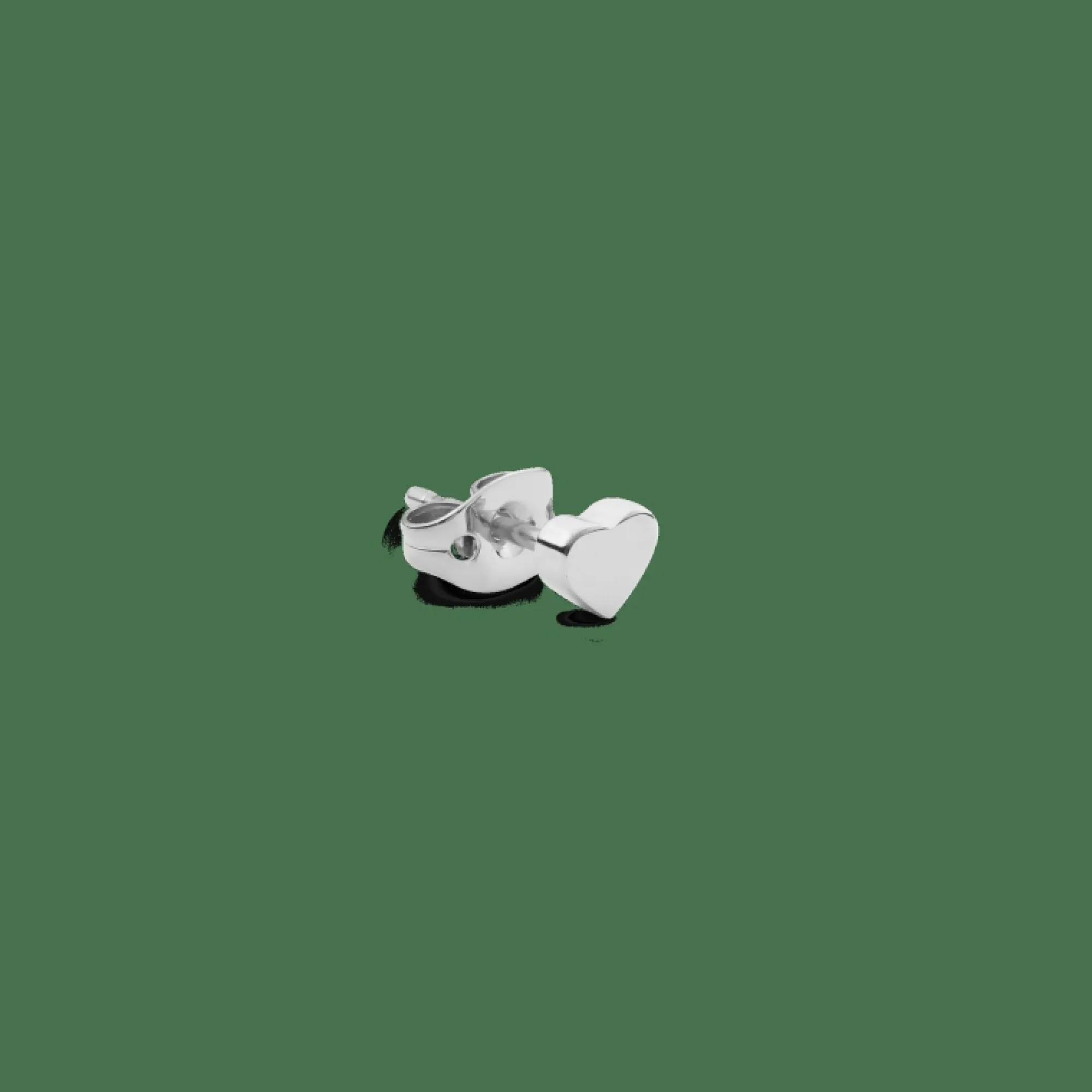 Daniel Wellington Örhängen<Heart Stud Silver