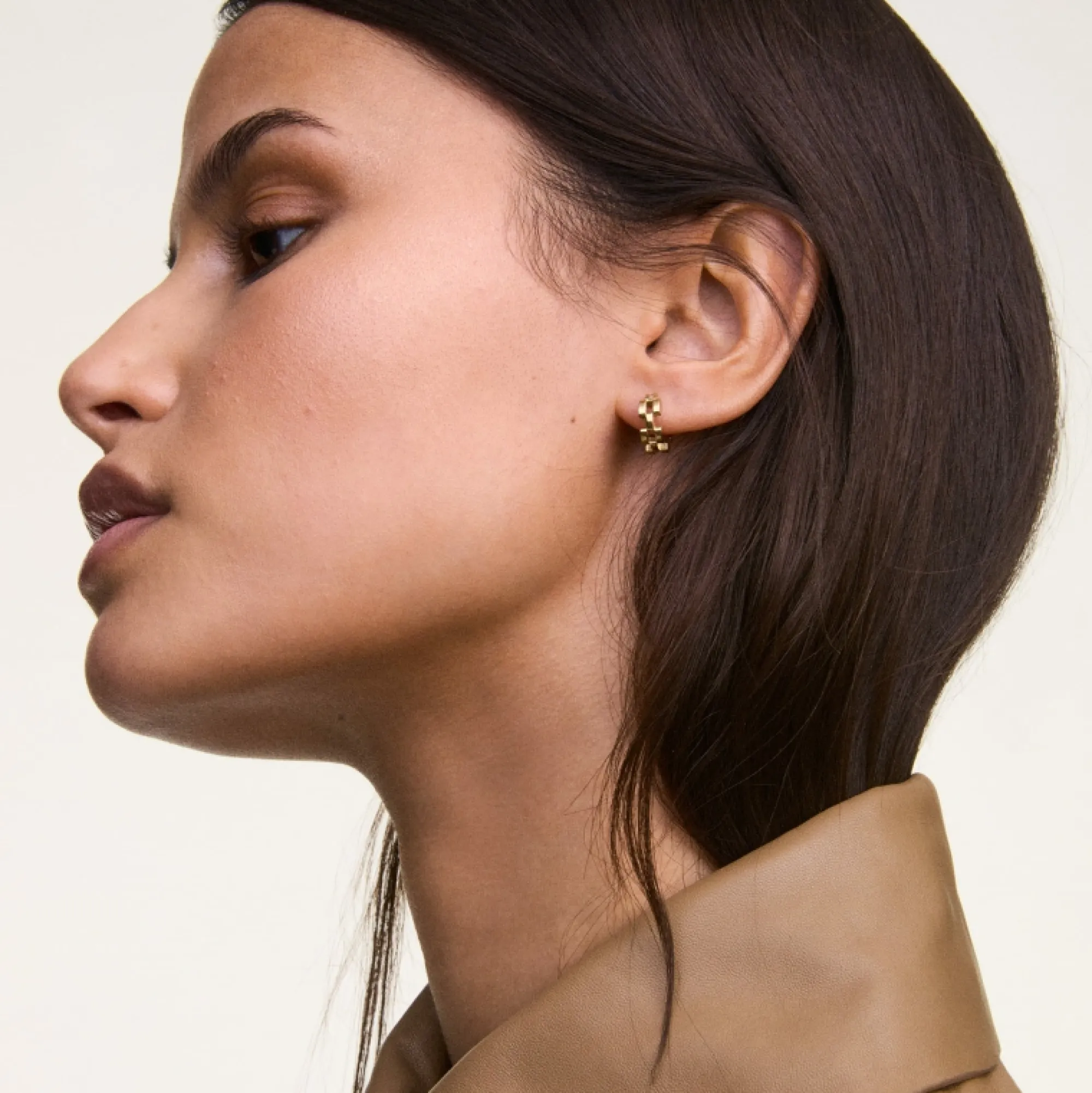 Daniel Wellington Örhängen<3-Link Earrings Gold