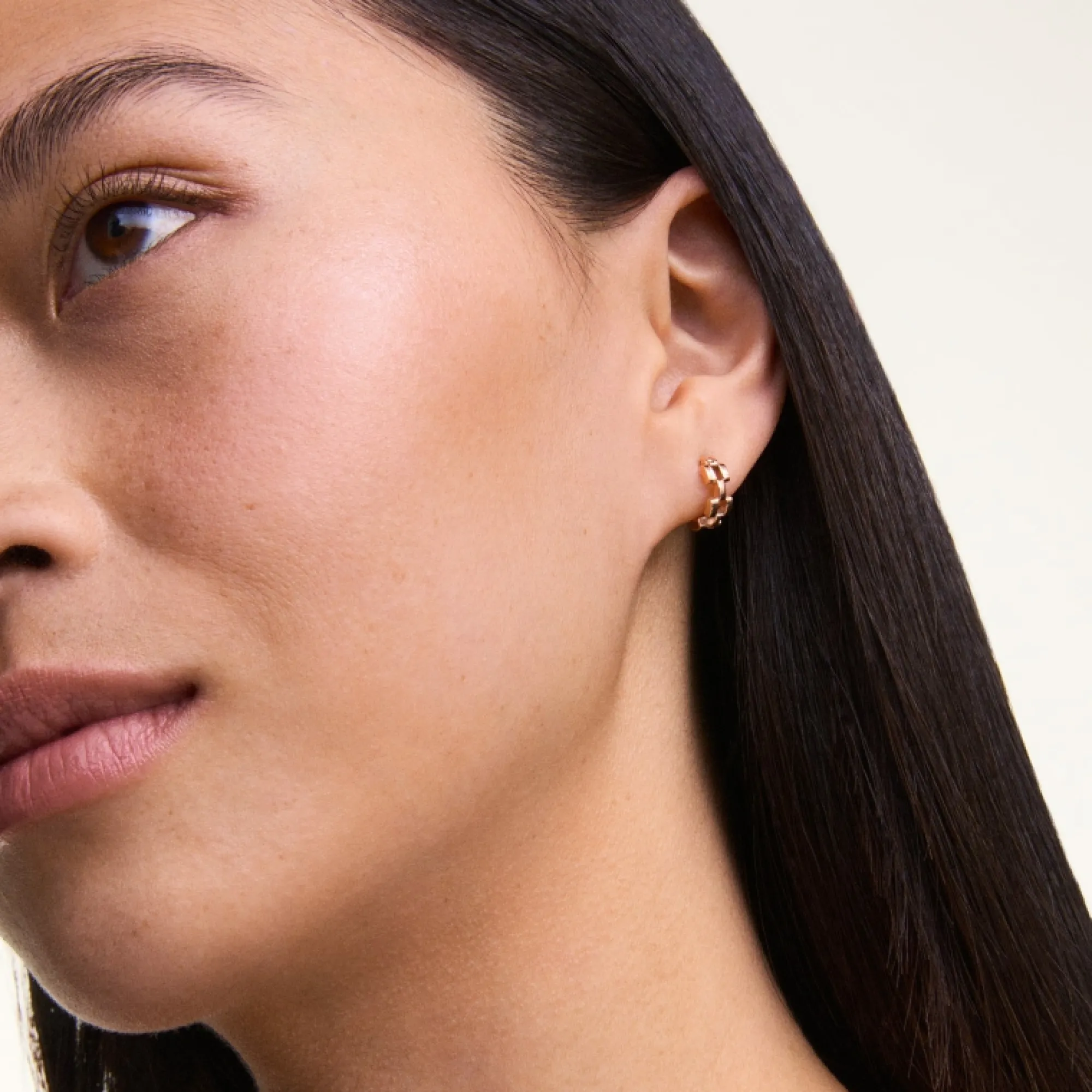 Daniel Wellington Örhängen<3-Link Earrings Rose Gold