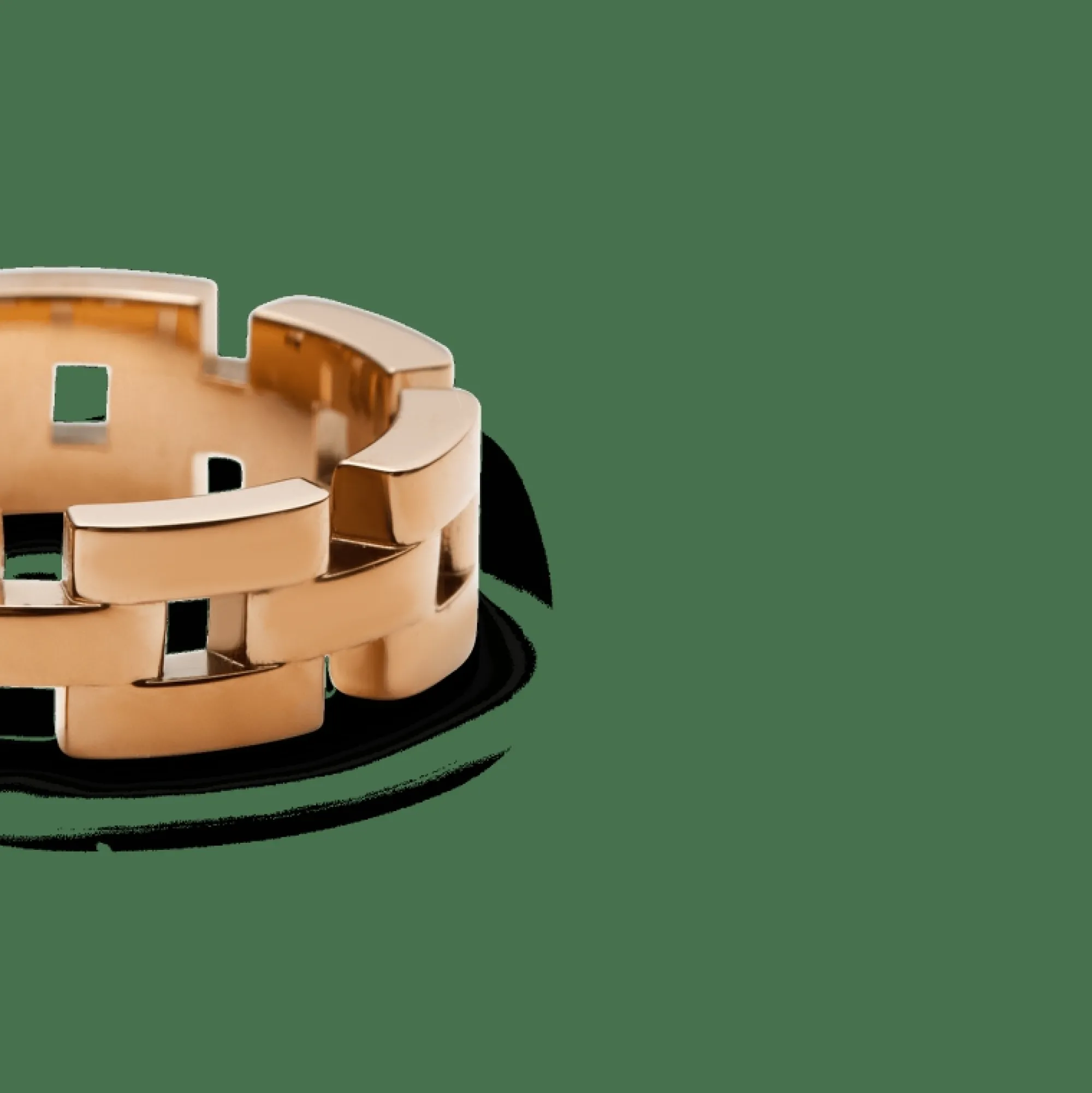 Daniel Wellington Ringar<3-Link Ring Rose Gold