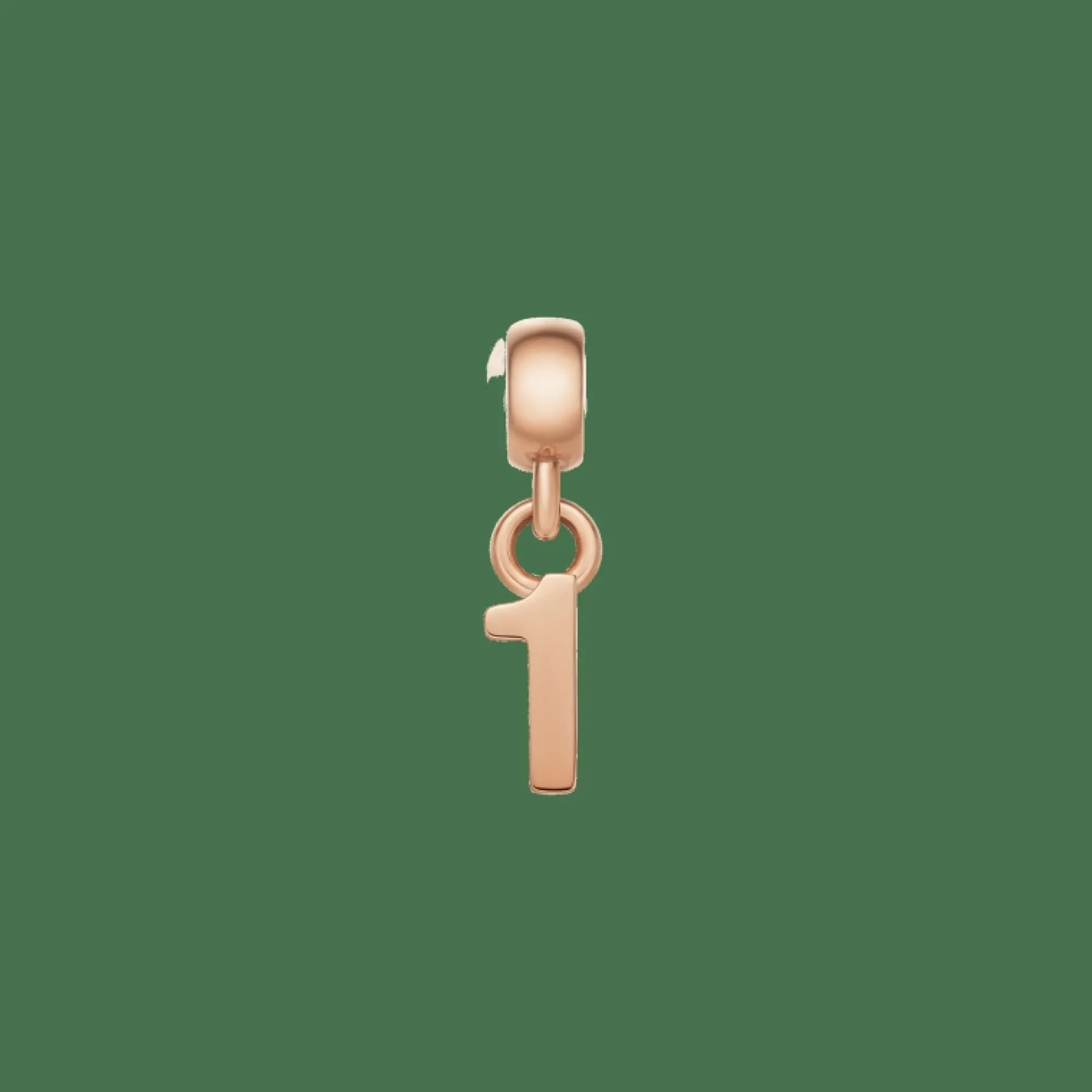 Daniel Wellington Berlocker<Number Charm Rose Gold