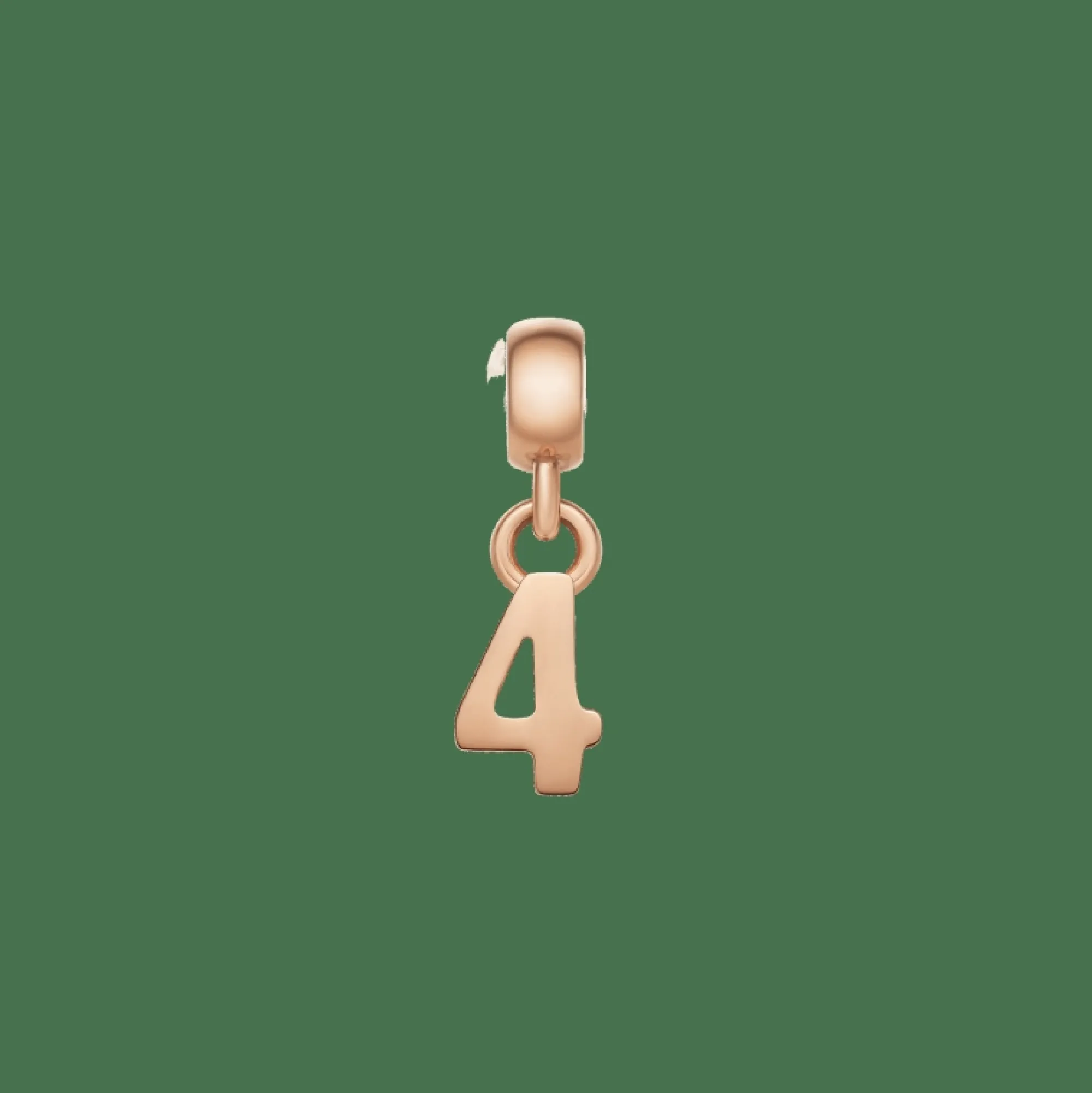 Daniel Wellington Berlocker<Number Charm Rose Gold