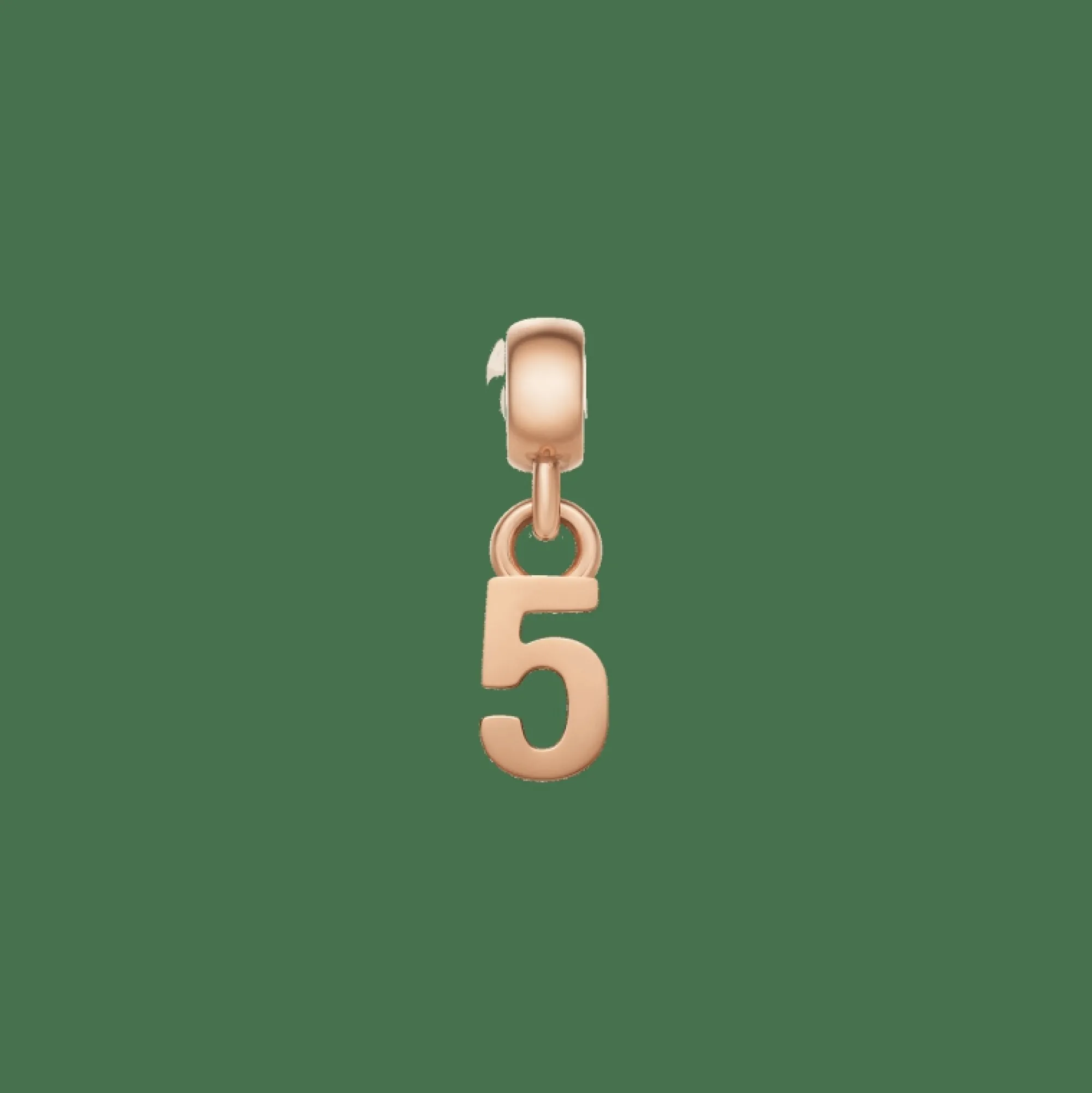 Daniel Wellington Berlocker<Number Charm Rose Gold