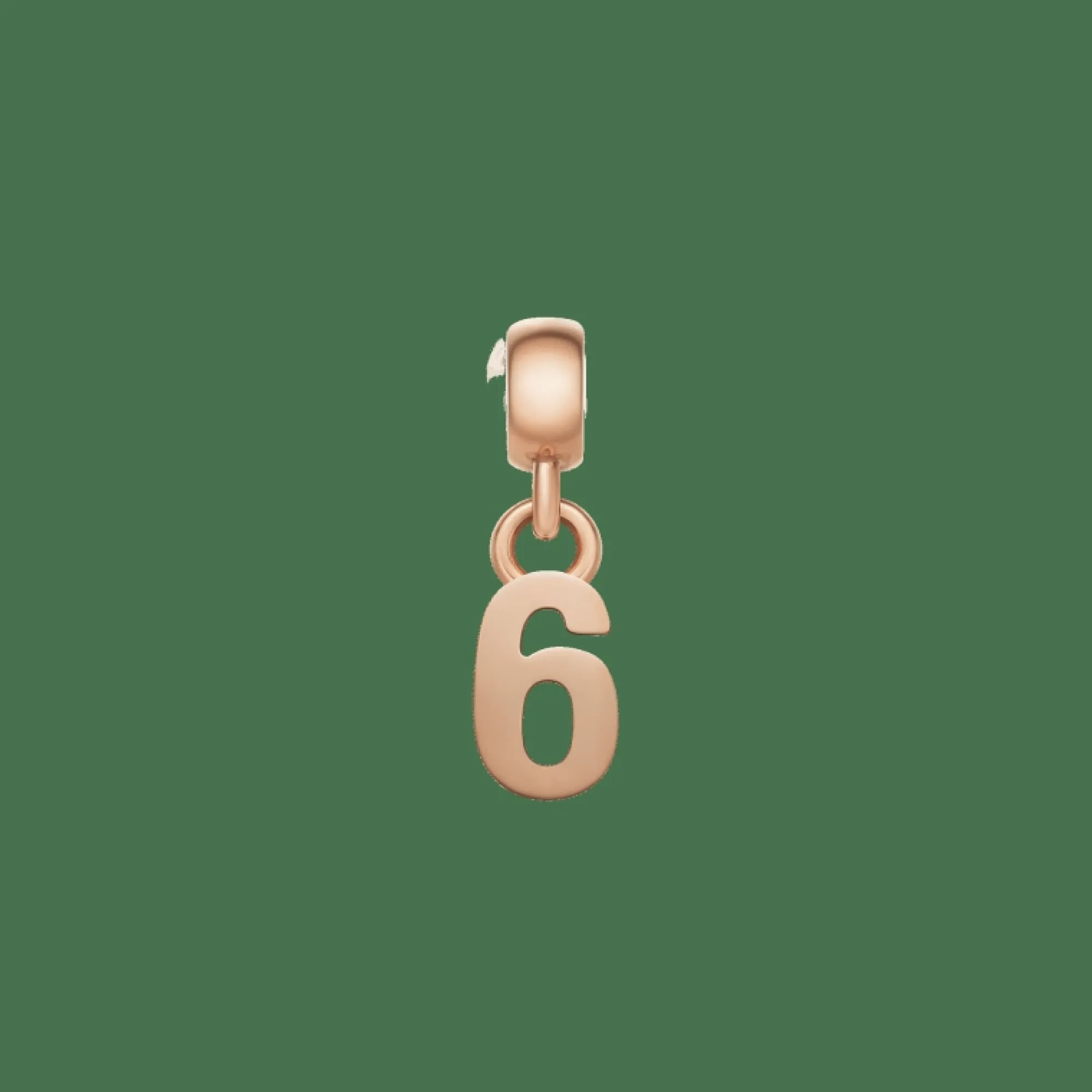 Daniel Wellington Berlocker<Number Charm Rose Gold