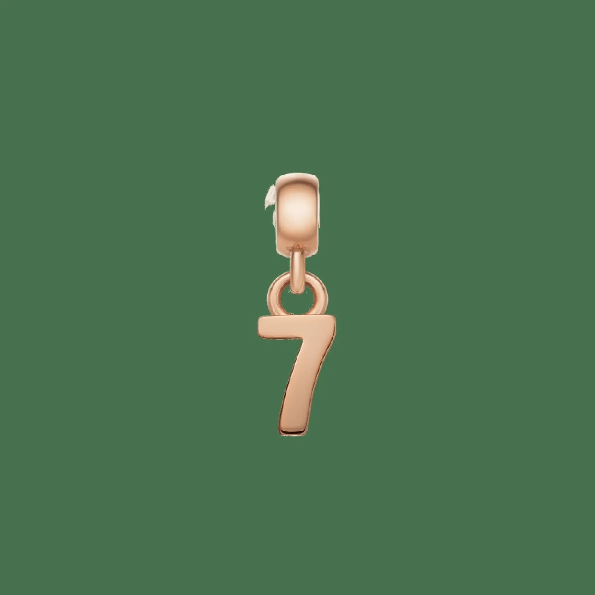 Daniel Wellington Berlocker<Number Charm Rose Gold