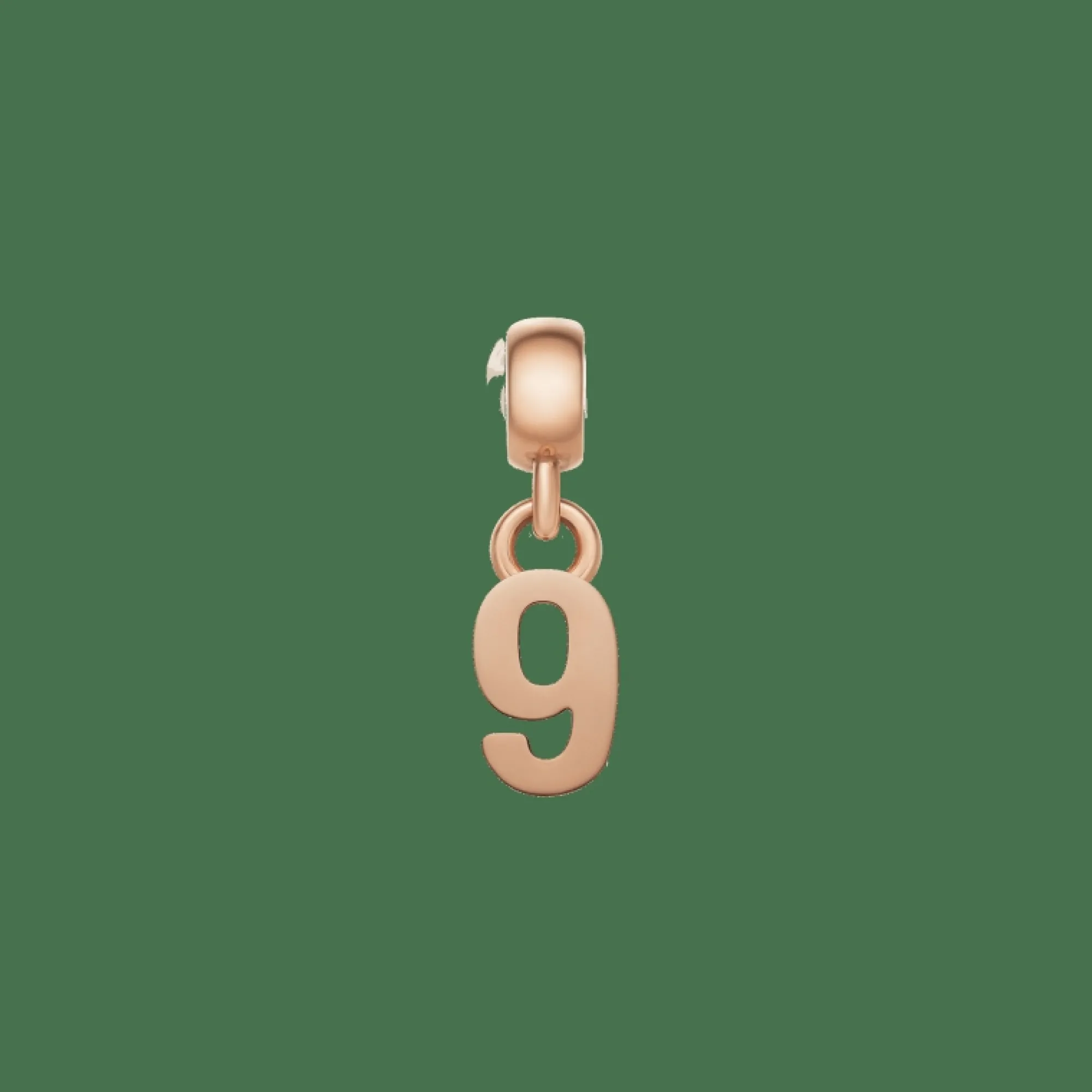 Daniel Wellington Berlocker<Number Charm Rose Gold