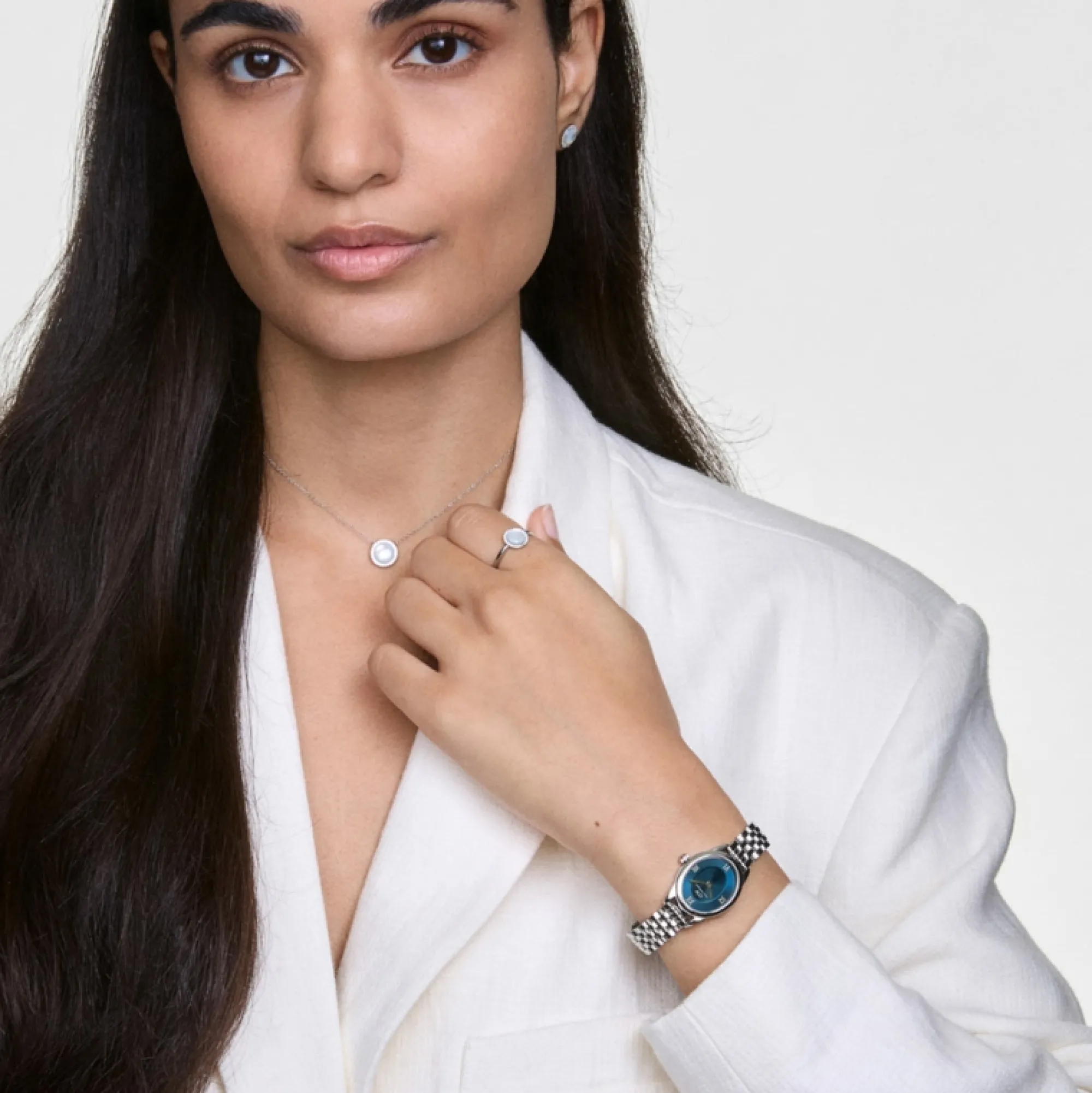 Daniel Wellington Damklockor<Ophelia Mini Arctic Silver