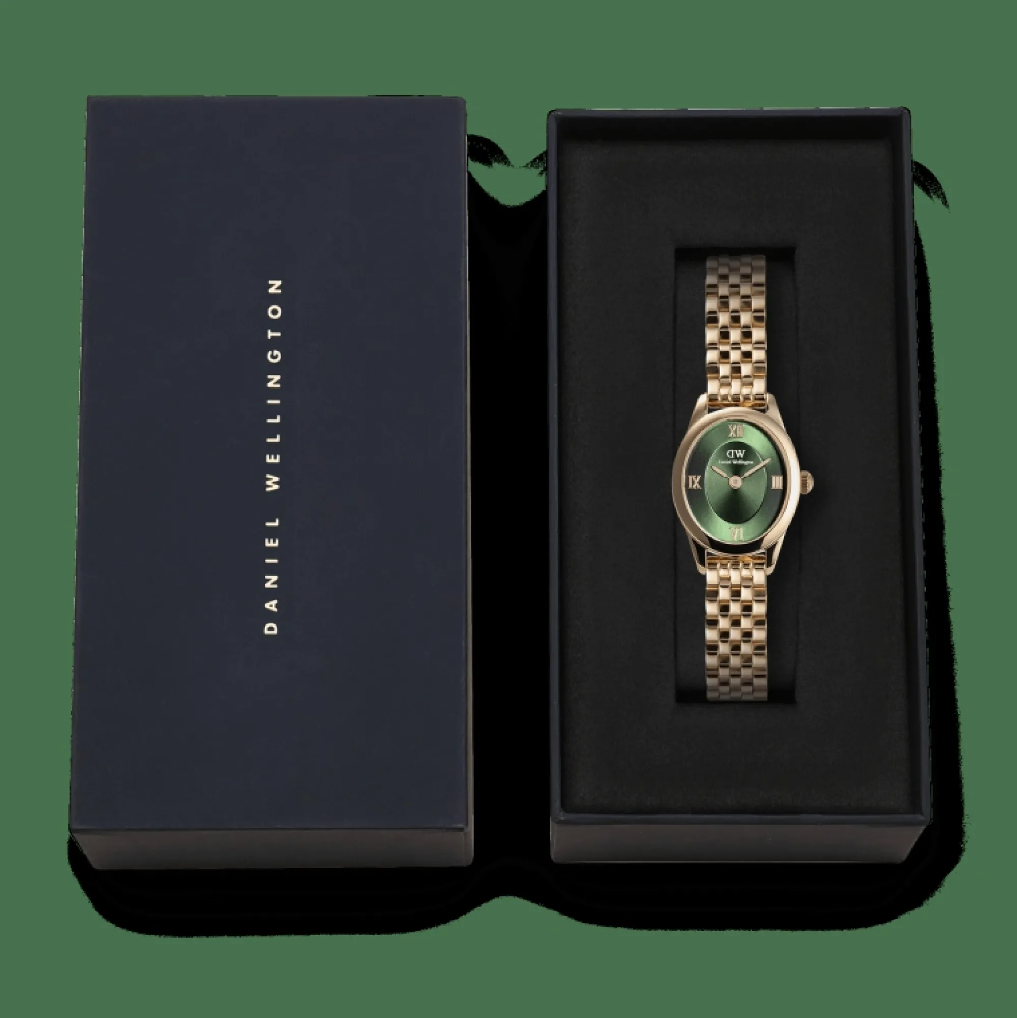 Daniel Wellington Damklockor<Ophelia Mini Emerald Gold