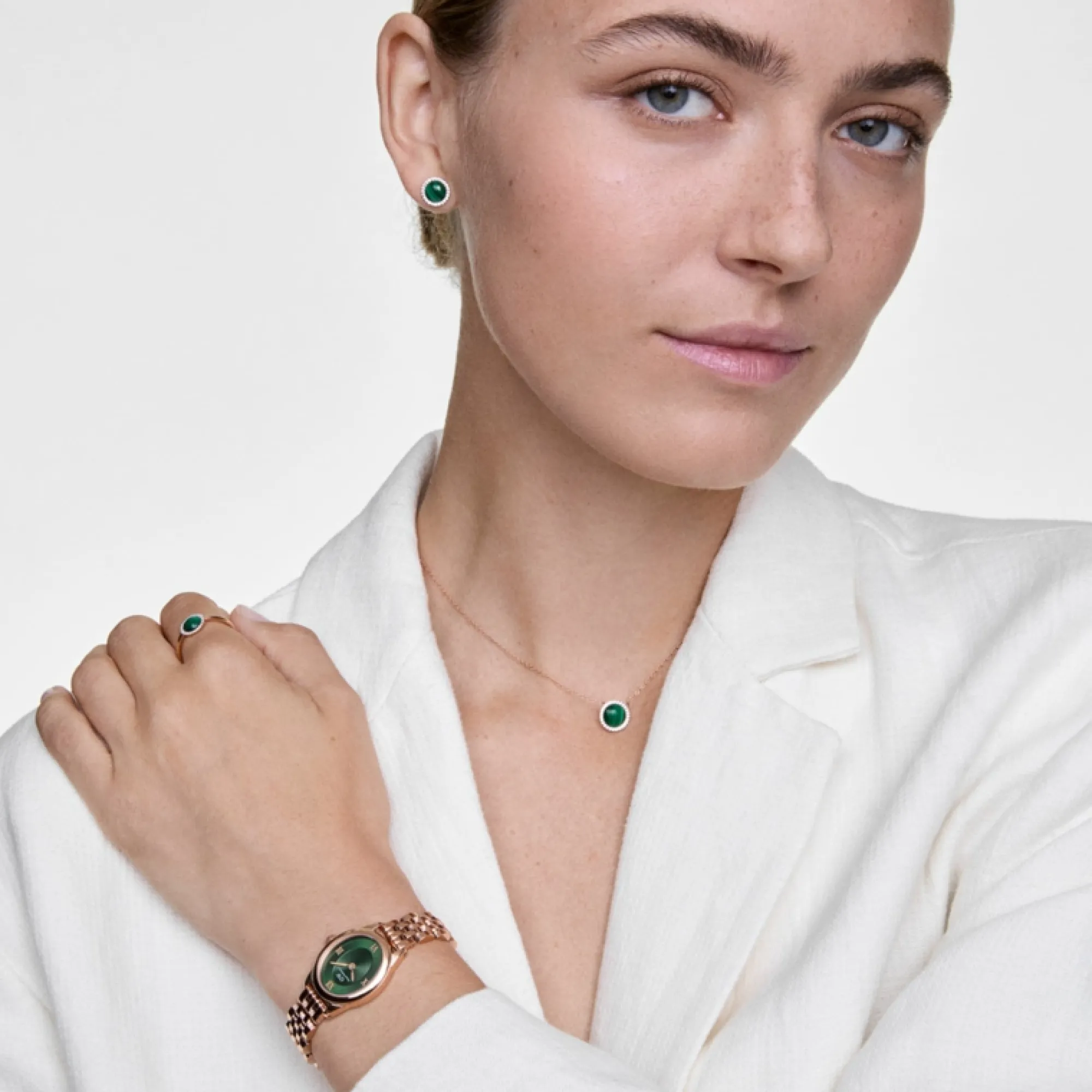 Daniel Wellington Damklockor<Ophelia Mini Emerald Rose Gold