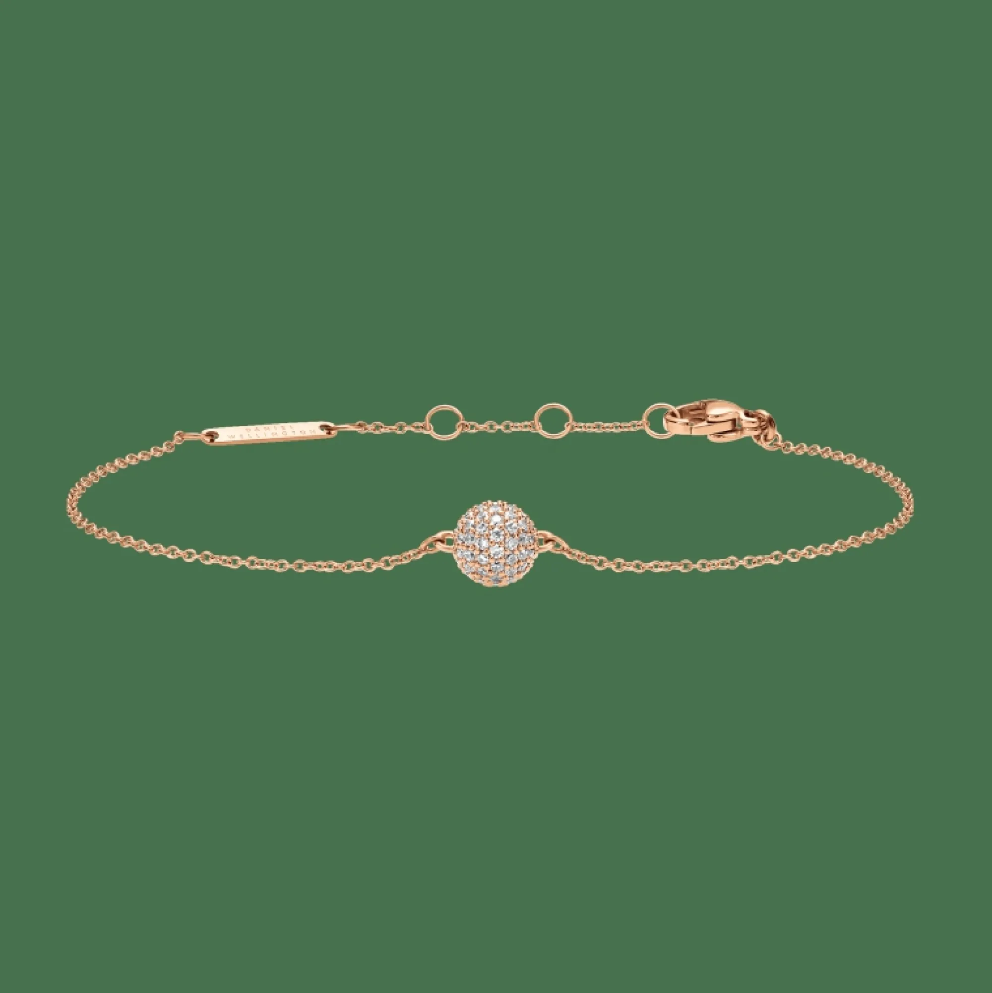 Daniel Wellington Armband<Pavé Crystal Pendant Bracelet Rose Gold