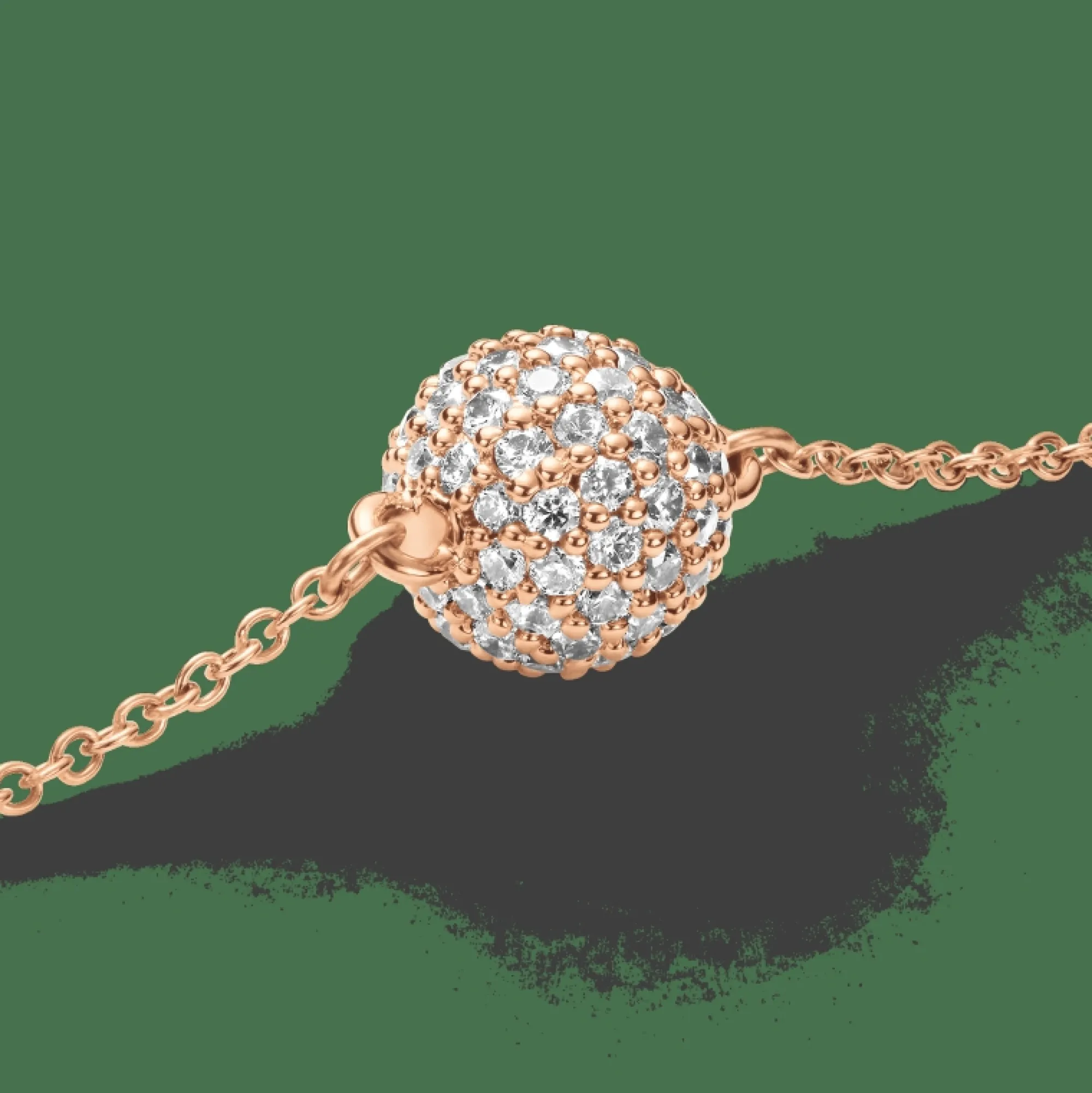 Daniel Wellington Armband<Pavé Crystal Pendant Bracelet Rose Gold