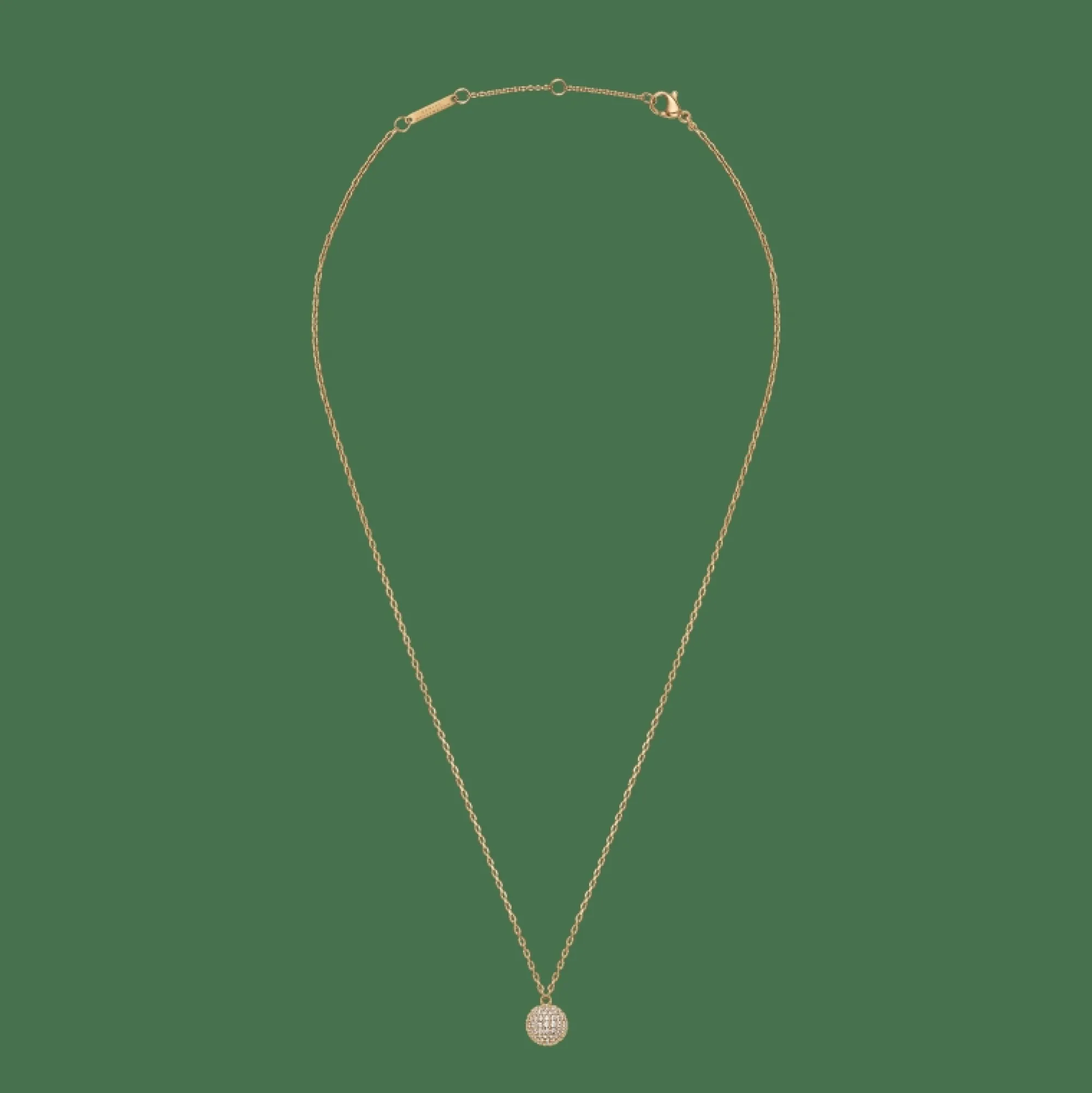 Daniel Wellington Halsband<Pavé Crystal Pendant Necklace Gold