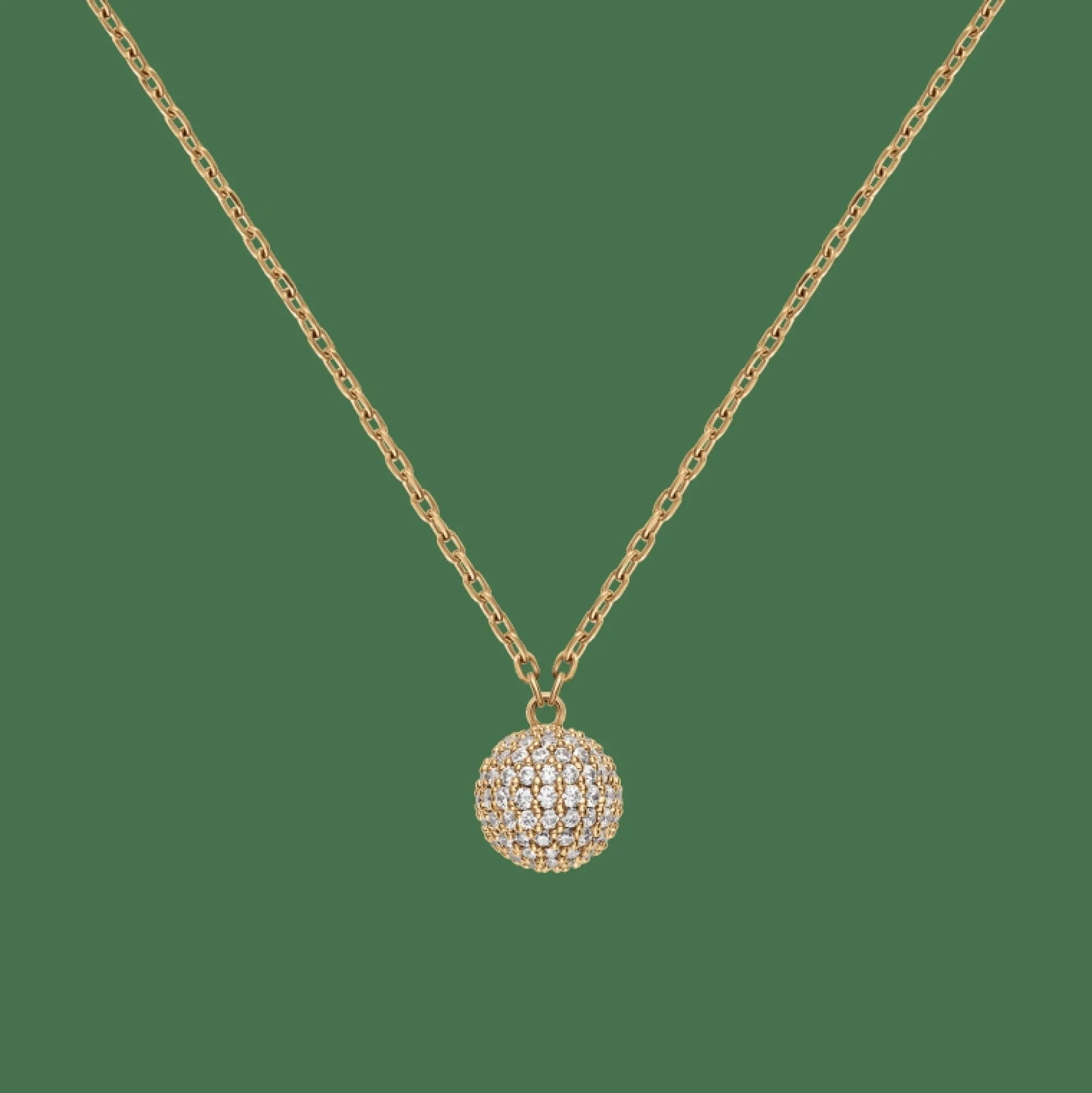 Daniel Wellington Halsband<Pavé Crystal Pendant Necklace Gold