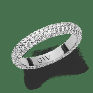 Daniel Wellington Ringar<Pavé Crystal Ring Silver