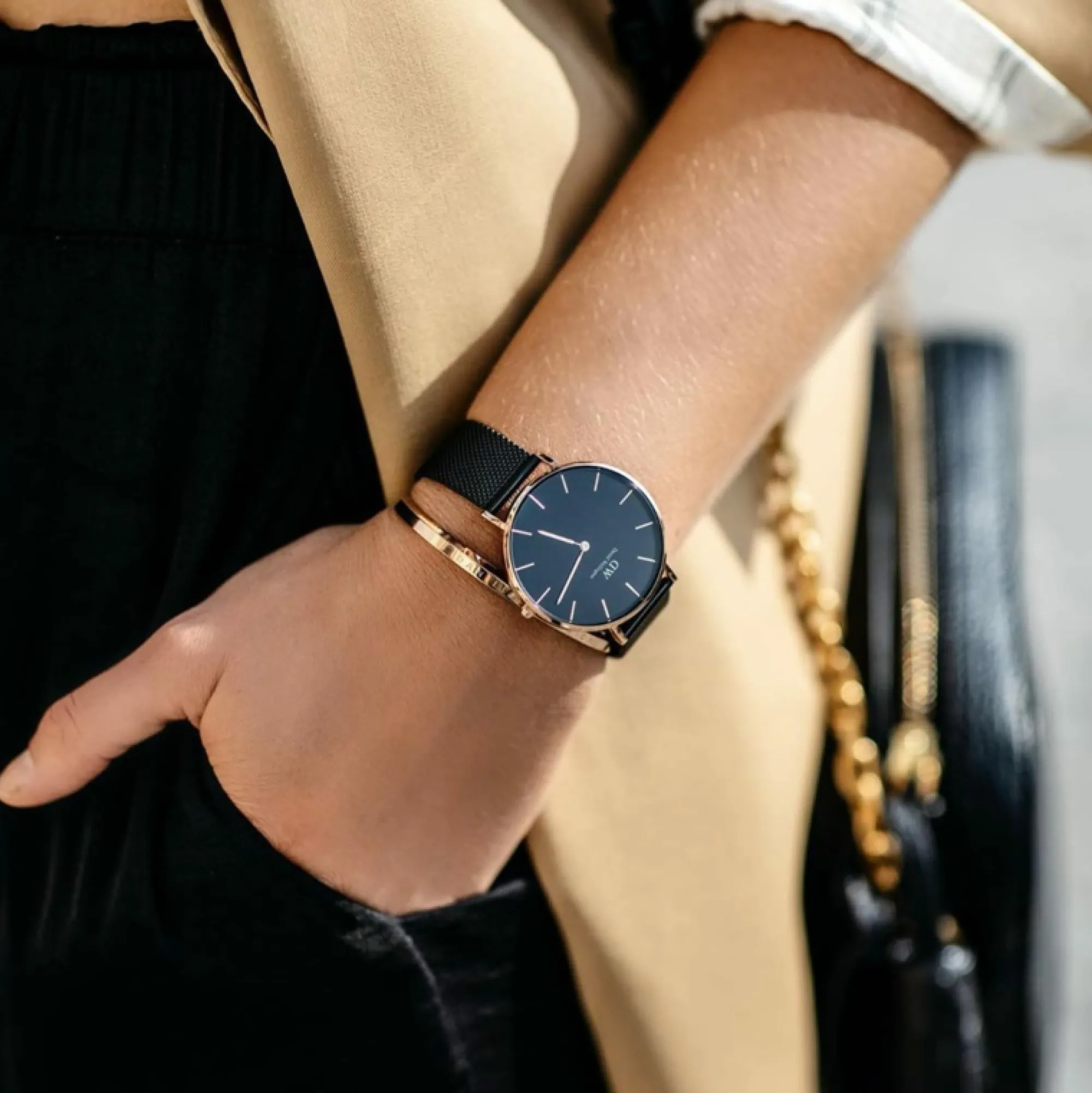 Daniel Wellington Damklockor<Petite Ashfield Rose Gold