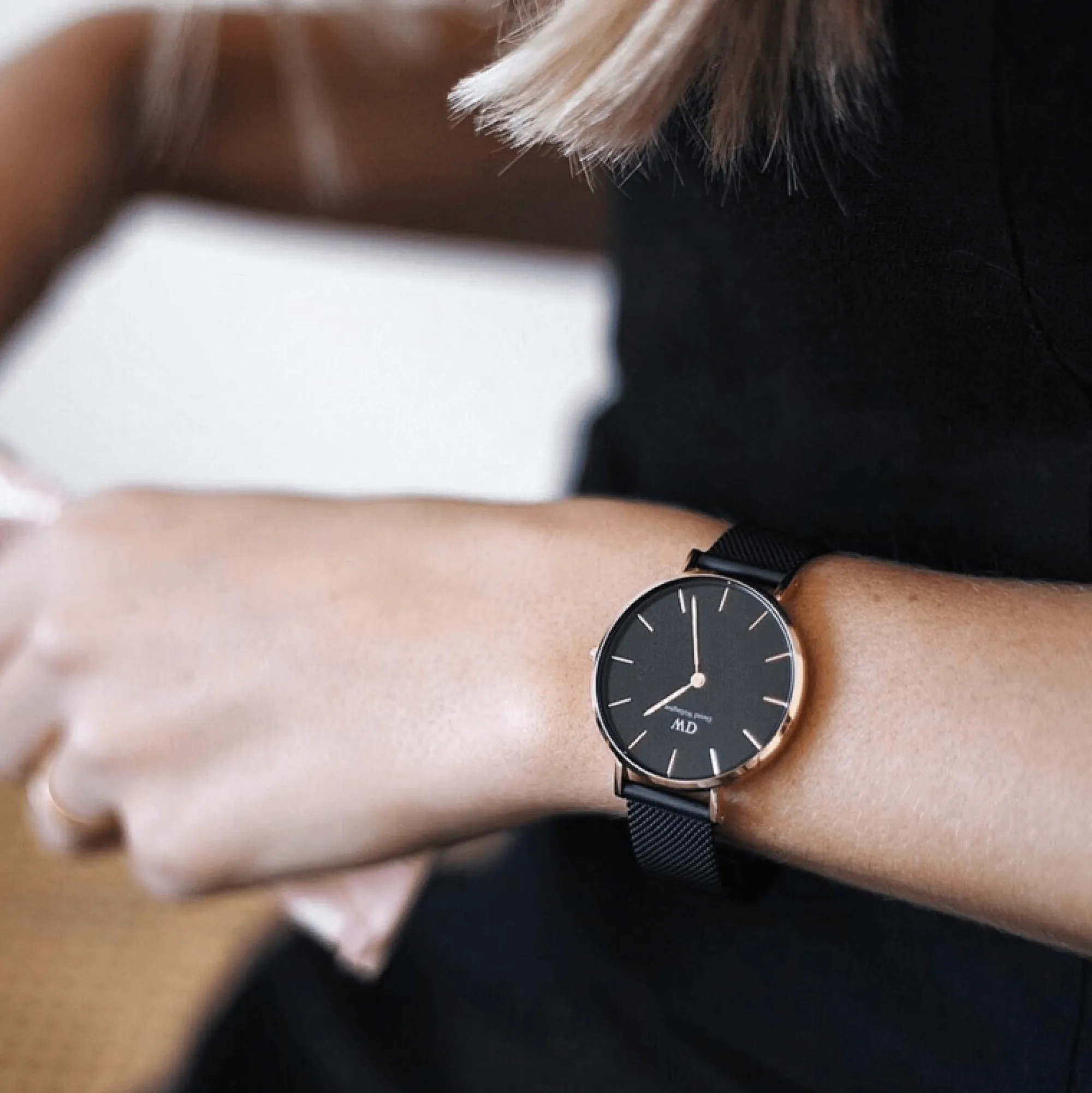 Daniel Wellington Damklockor<Petite Ashfield Rose Gold
