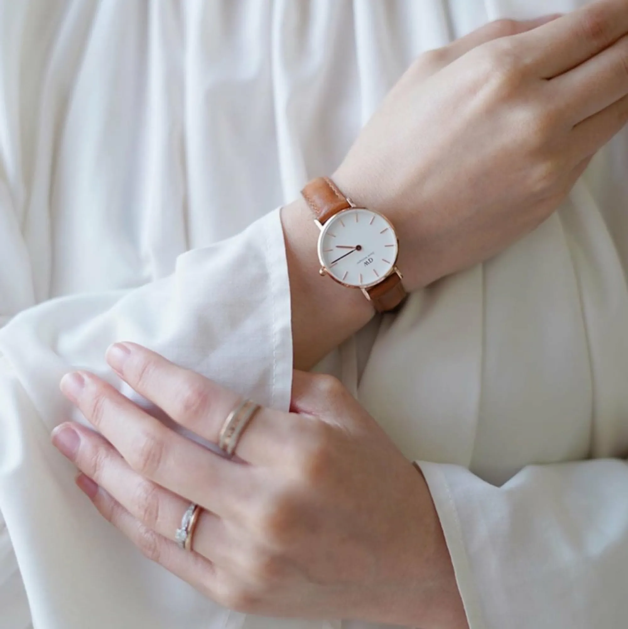 Daniel Wellington Damklockor<Petite Durham Rose Gold