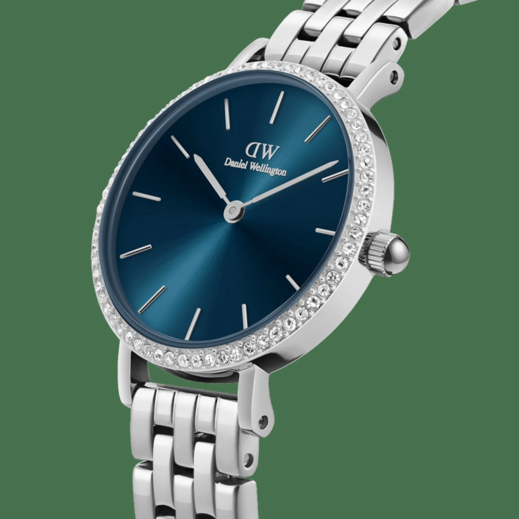 Daniel Wellington Damklockor<Petite Lumine Bezel 5-Link Arctic S Silver