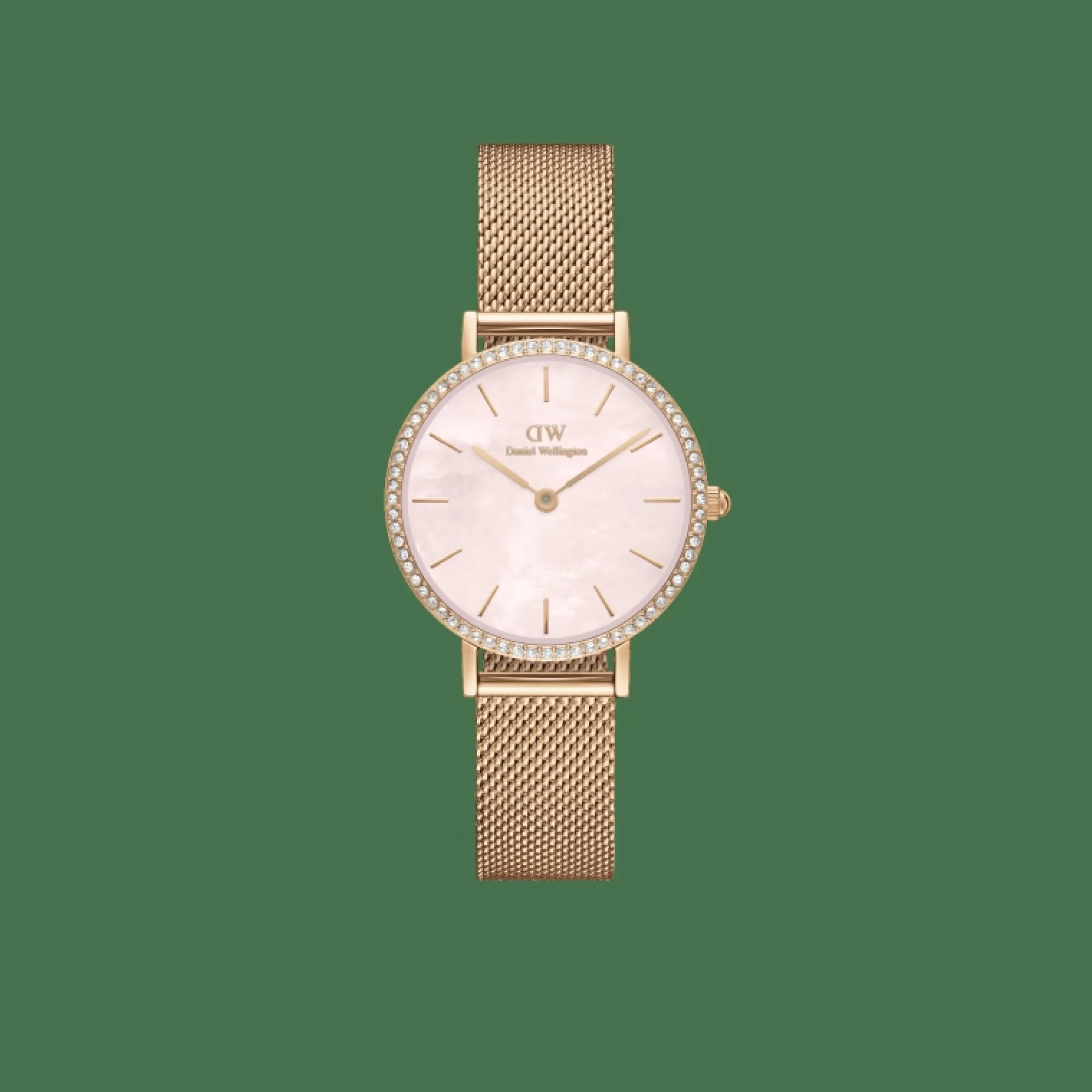 Daniel Wellington Damklockor<Petite Lumine Bezel Melrose Pink MOP Rose Gold