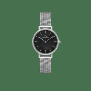 Daniel Wellington Damklockor<Petite Lumine Bezel Sterling Black MOP Silver