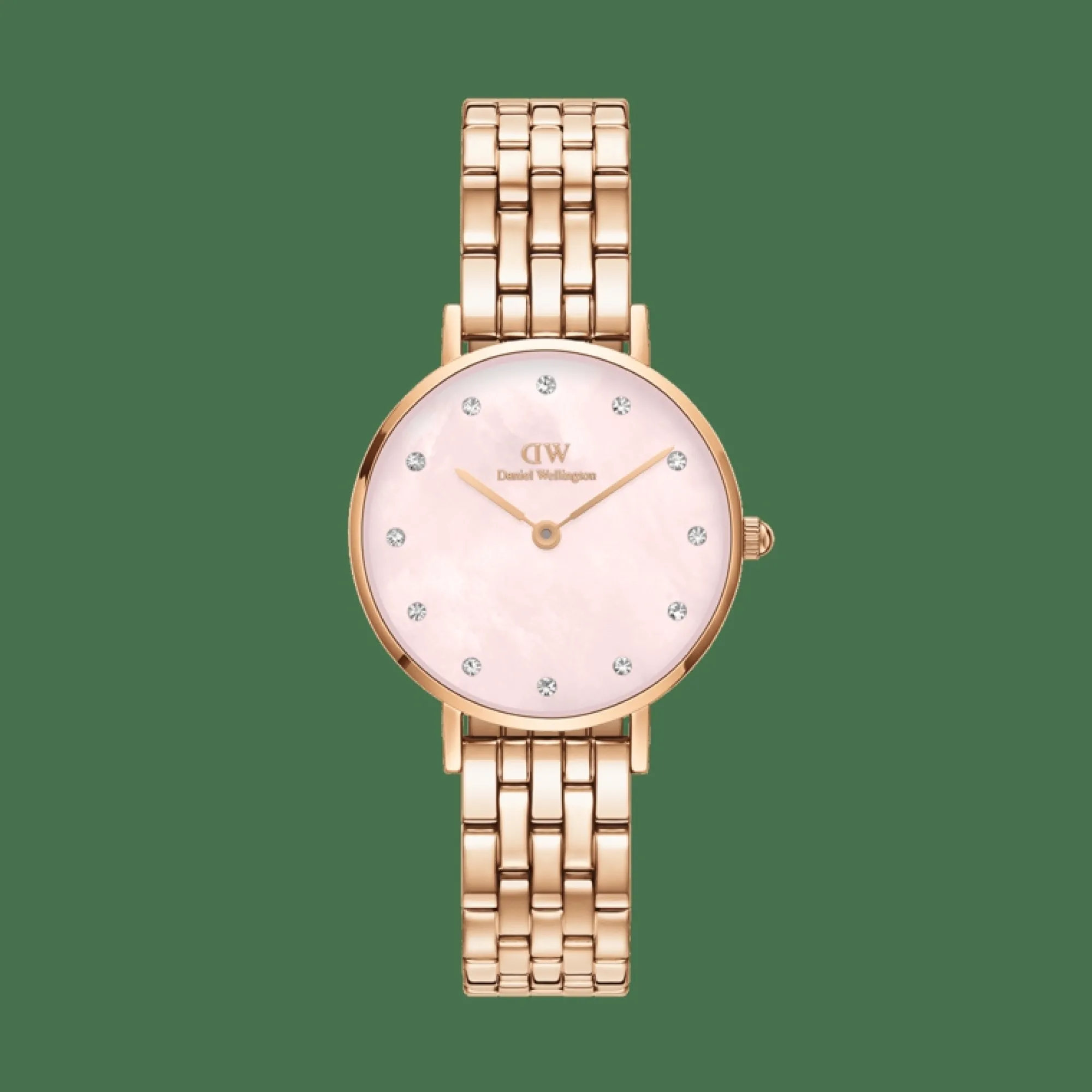 Daniel Wellington Damklockor<Petite Lumine 5-Link Melrose Rose Gold