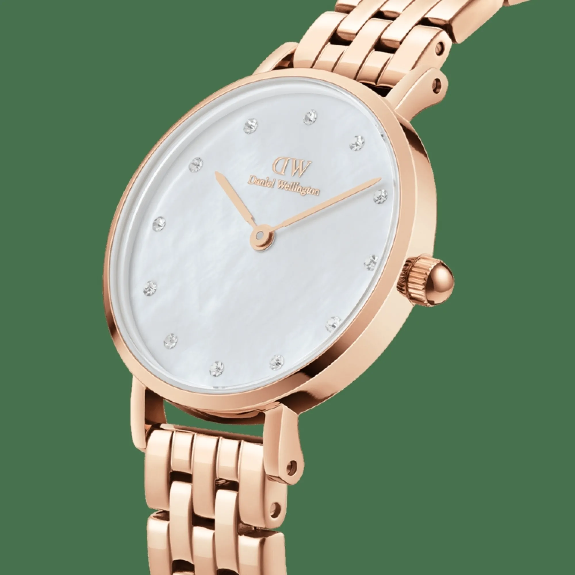 Daniel Wellington Damklockor<Petite Lumine 5-Link Melrose Rose Gold
