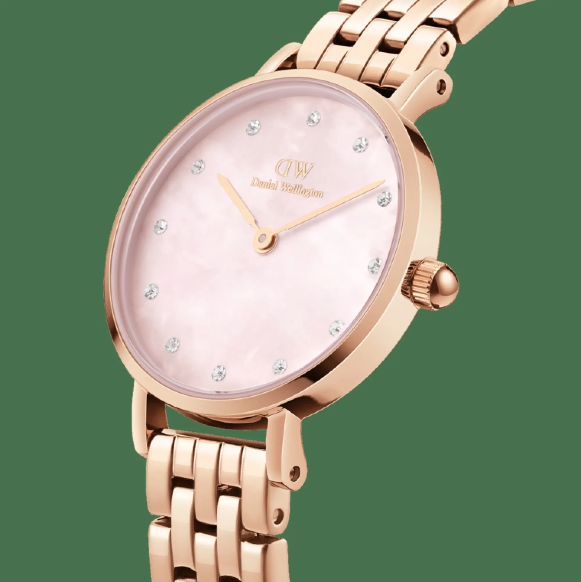 Daniel Wellington Damklockor<Petite Lumine 5-Link Melrose Rose Gold