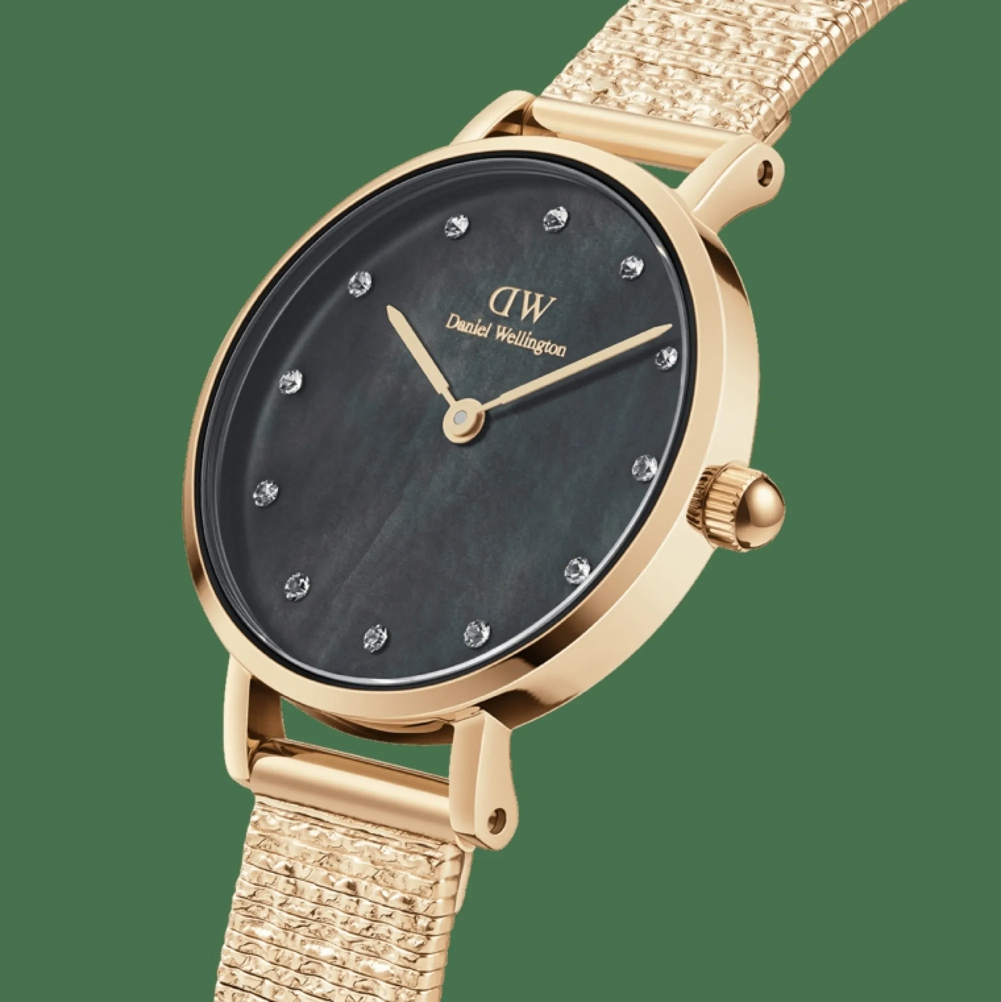 Daniel Wellington Damklockor<Petite Lumine Pressed Piano Gold