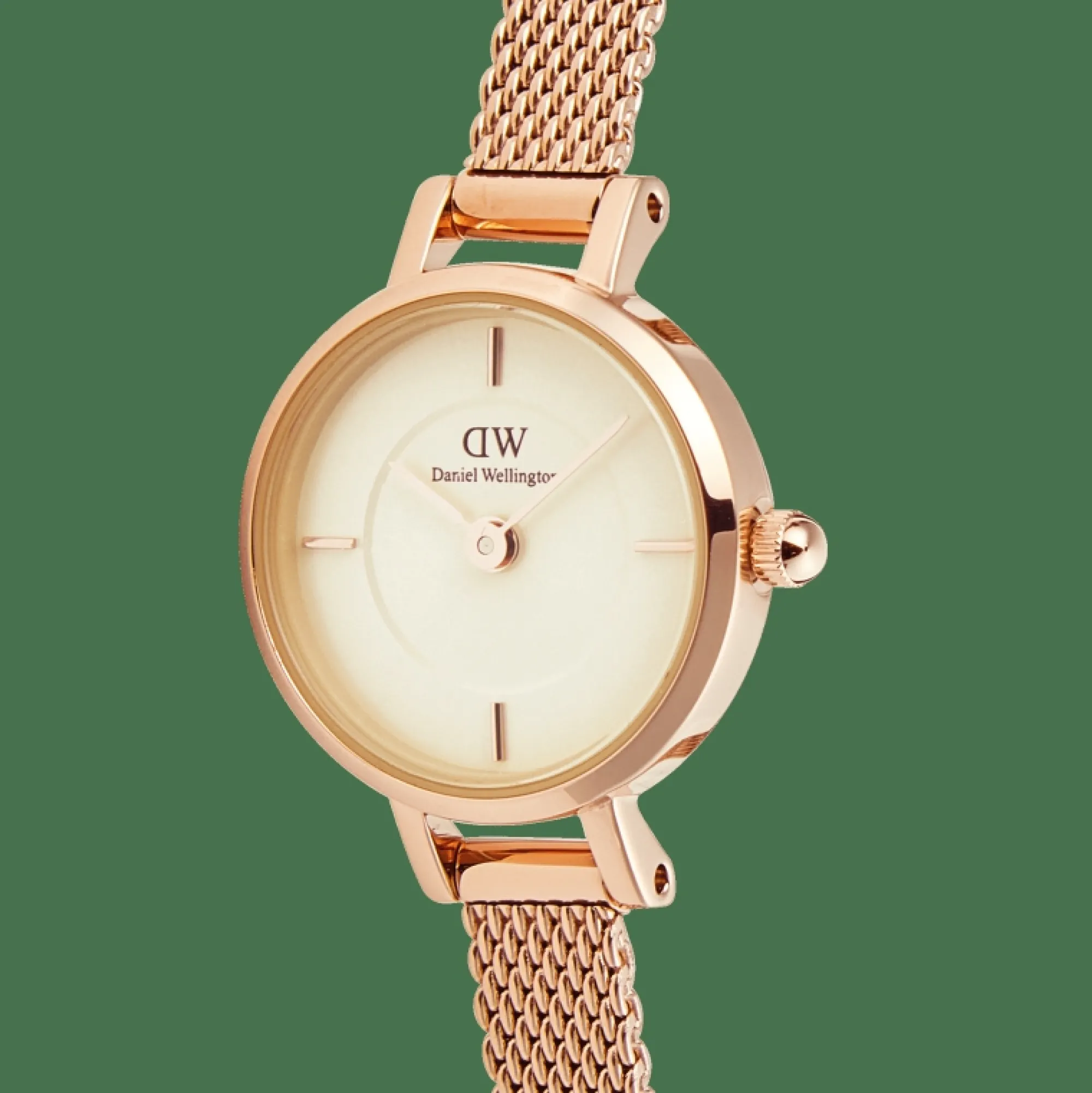Daniel Wellington Damklockor<Petite Mini Champagne Melrose Rose Gold