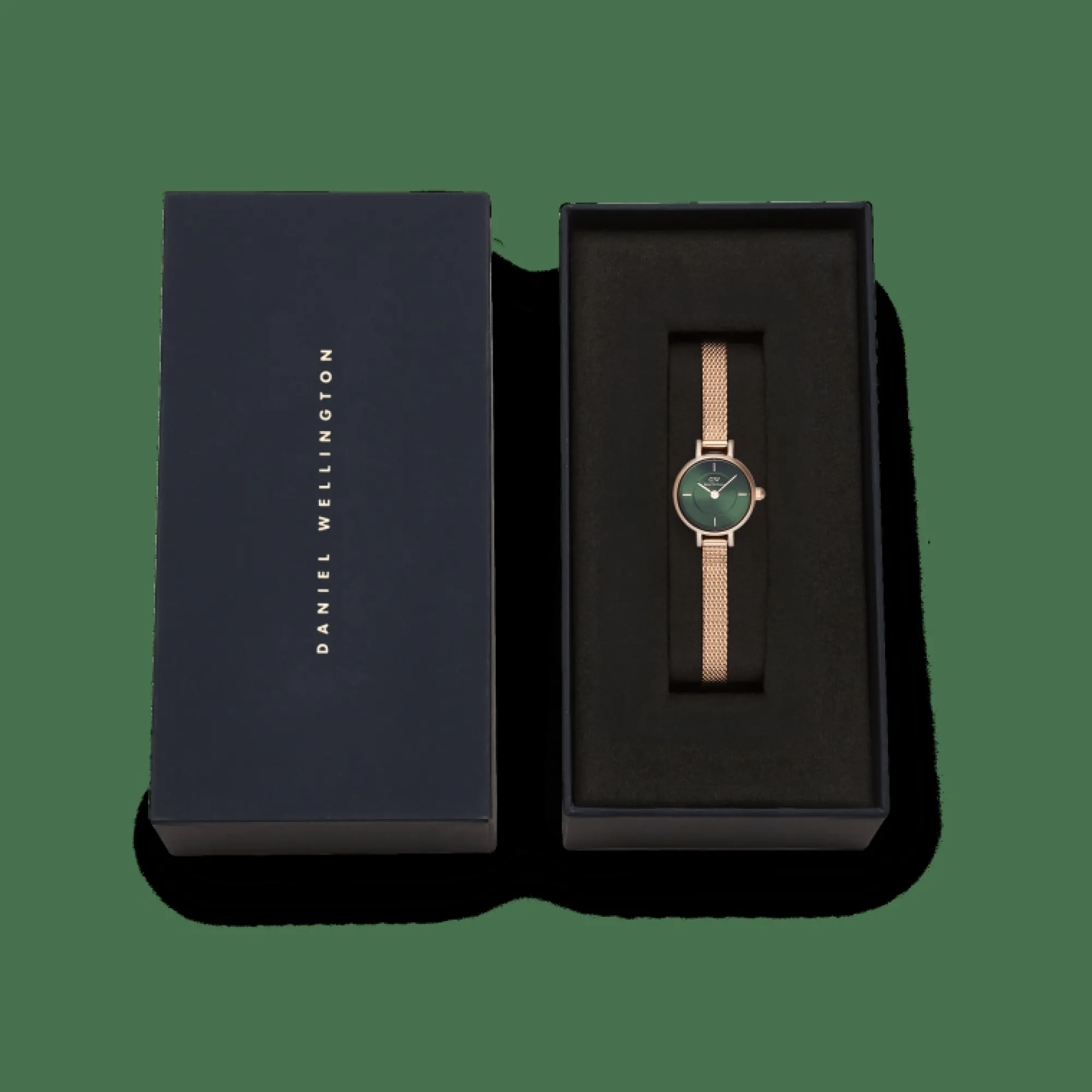 Daniel Wellington Damklockor<Petite Mini Emerald Melrose Rose Gold