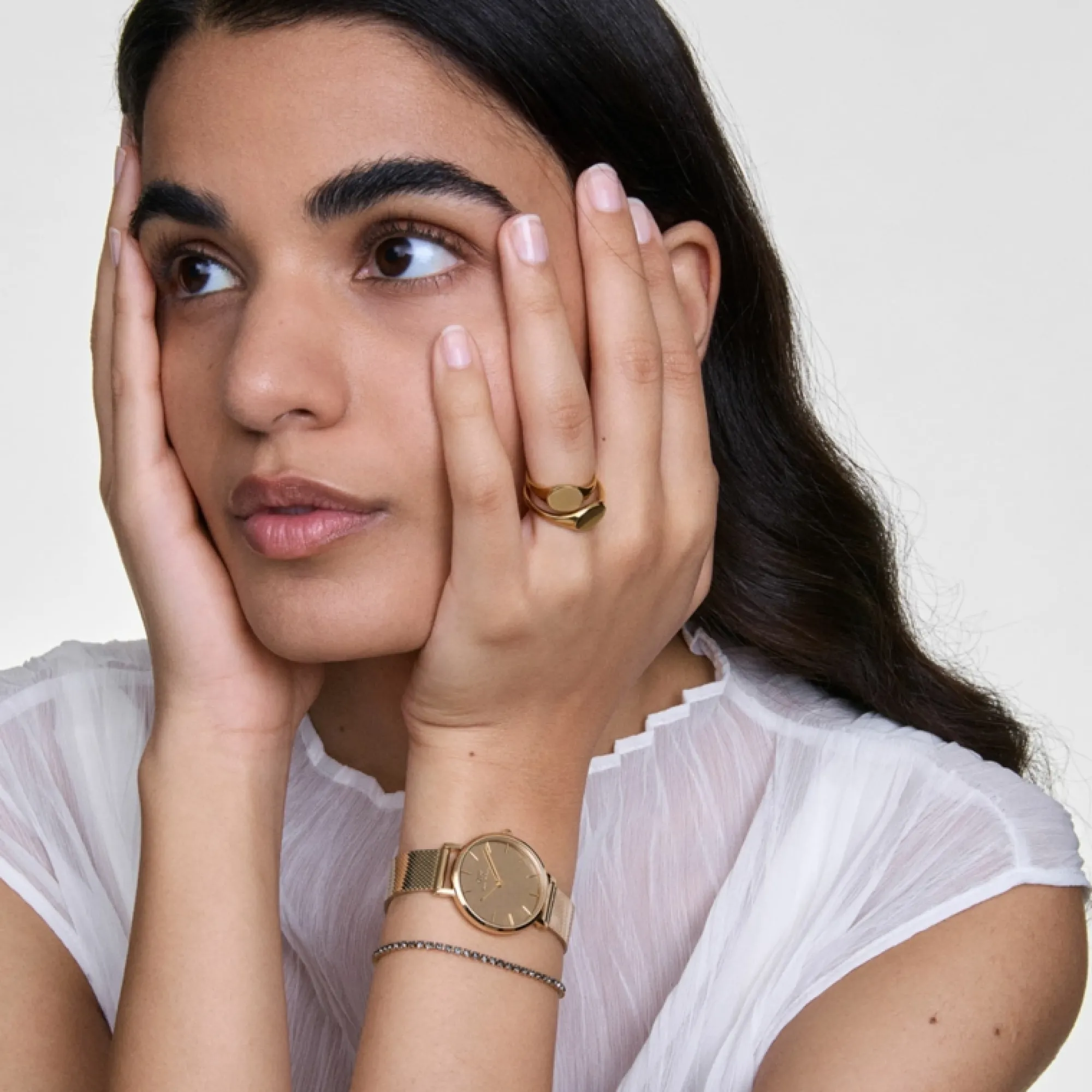 Daniel Wellington Damklockor<Petite Reflection Gold