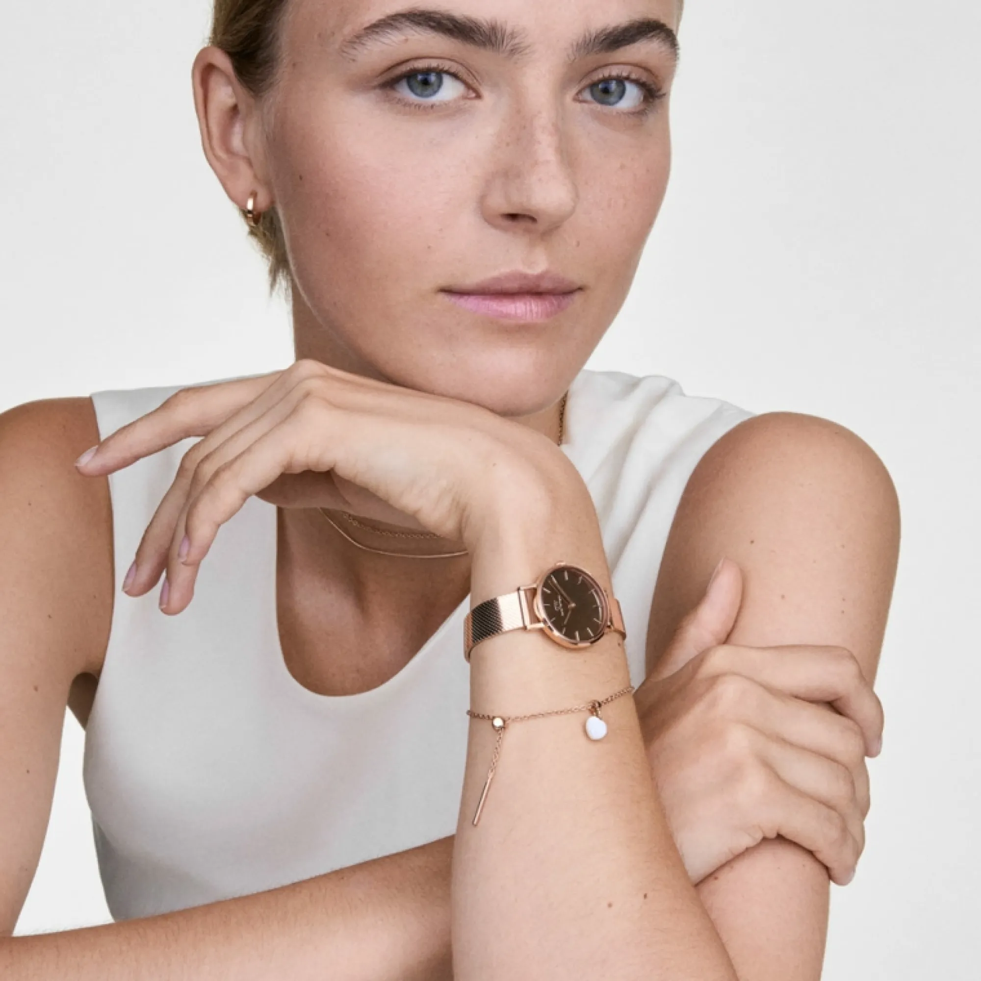 Daniel Wellington Damklockor<Petite Reflection Rose Gold