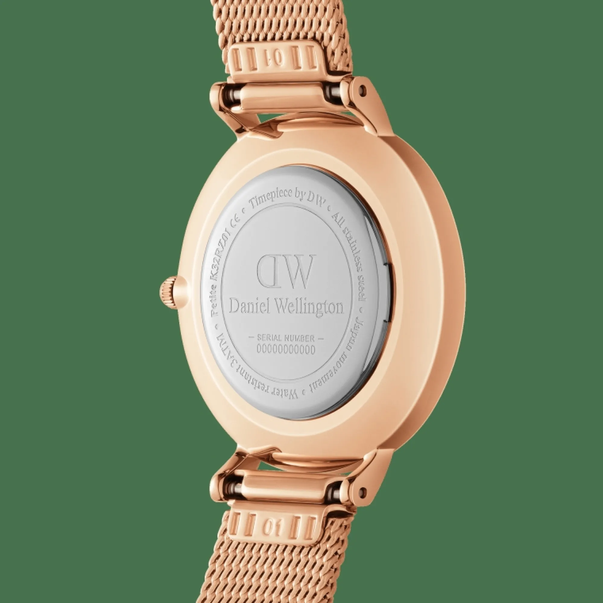 Daniel Wellington Damklockor<Petite Roman Numerals Melrose Rose Gold