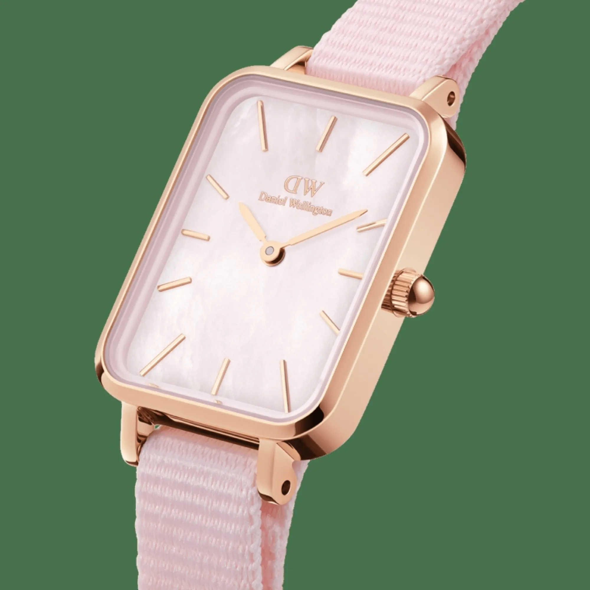 Daniel Wellington Damklockor<Quadro Coral Rose Gold
