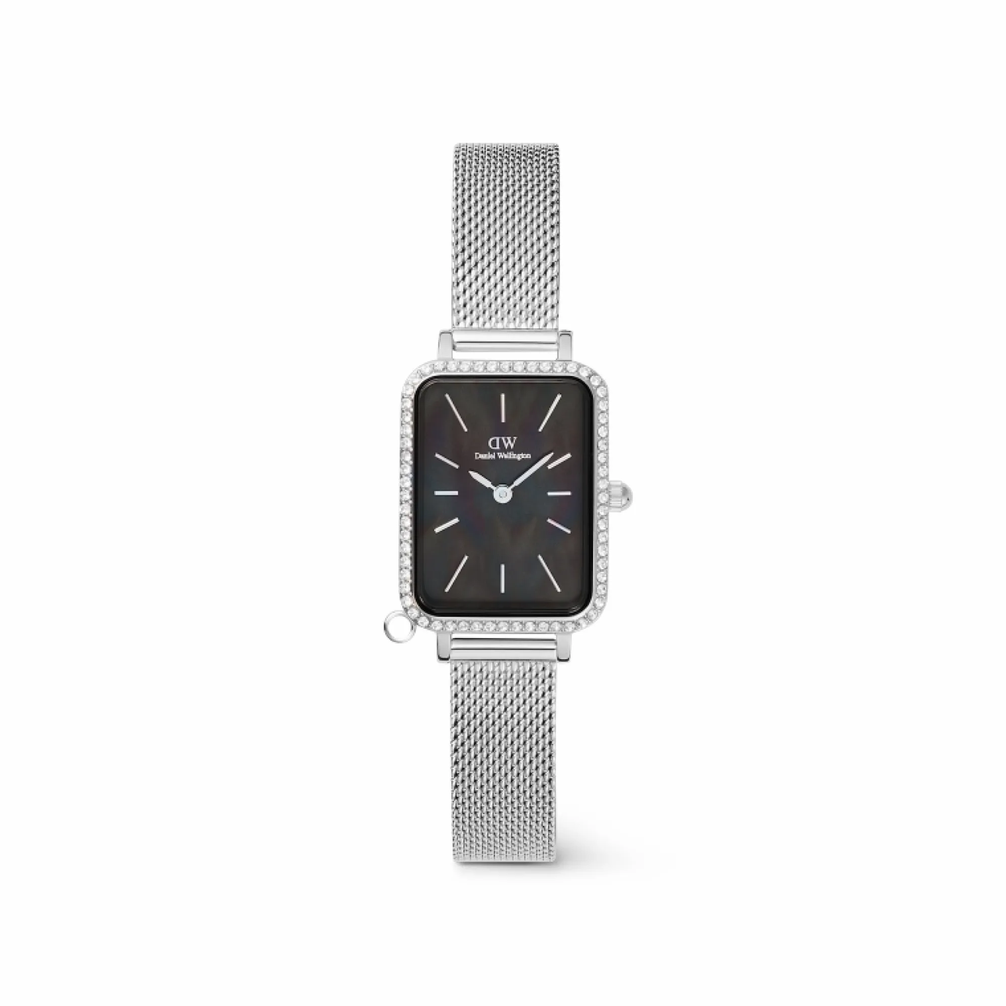 Daniel Wellington Damklockor<Quadro Crystal Zodiac Sterling Silver