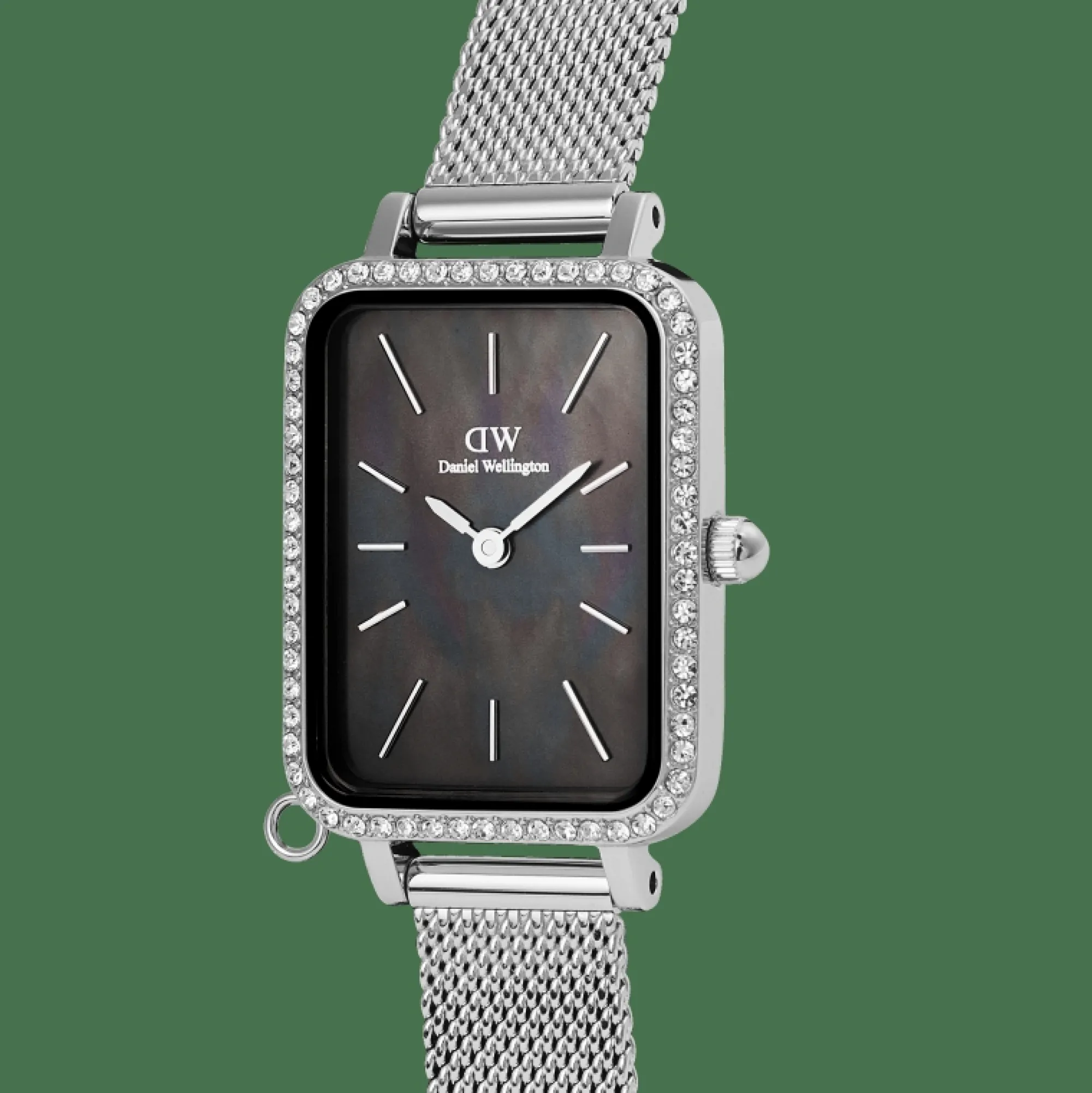 Daniel Wellington Damklockor<Quadro Crystal Zodiac Sterling Silver