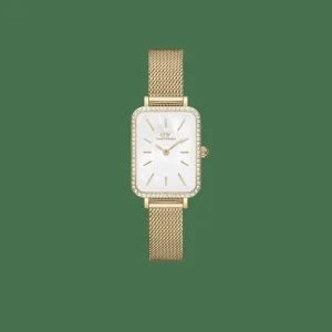Daniel Wellington Damklockor<Quadro Lumine Bezel Ever MOP Gold