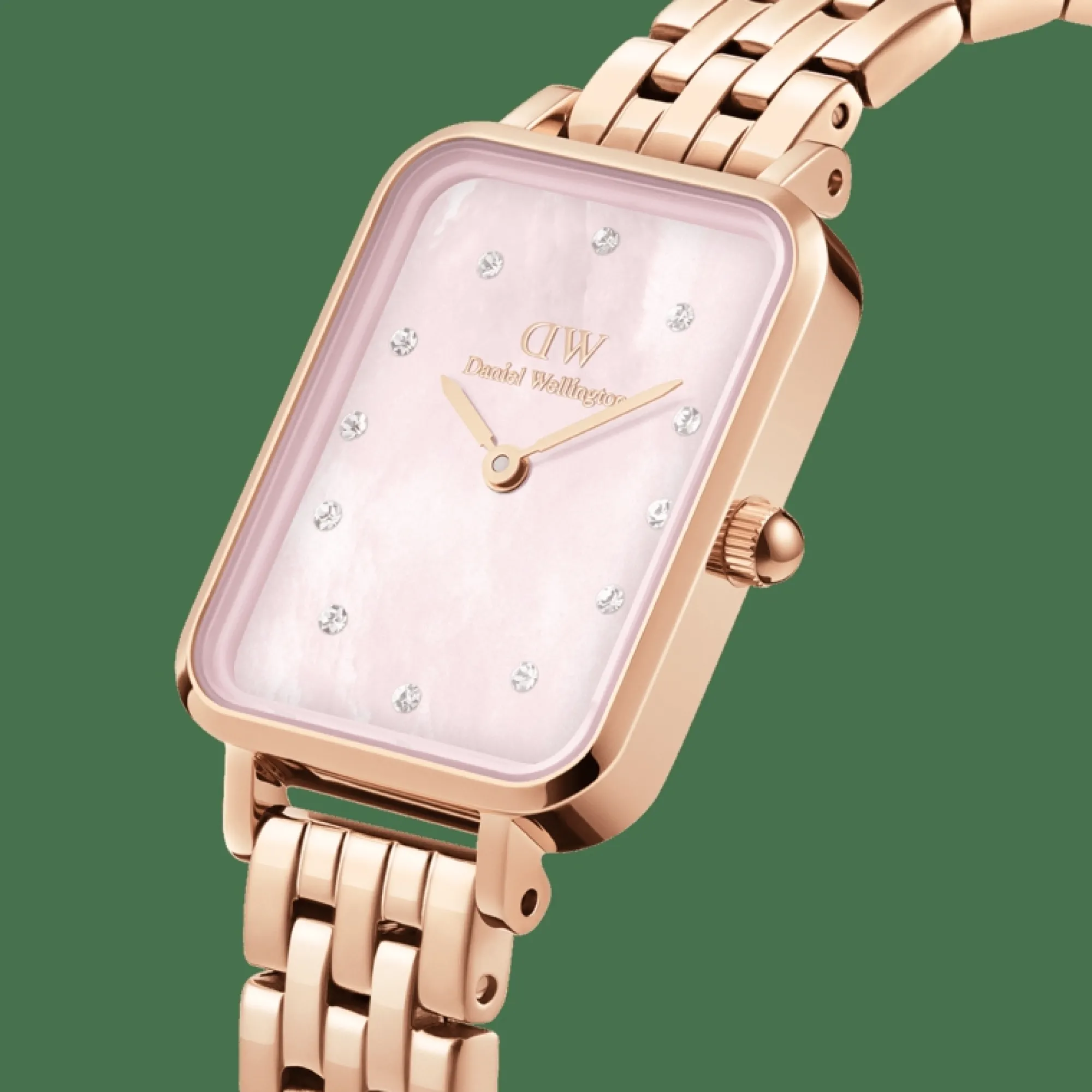 Daniel Wellington Damklockor<Quadro Lumine 5-Link Melrose Rose Gold