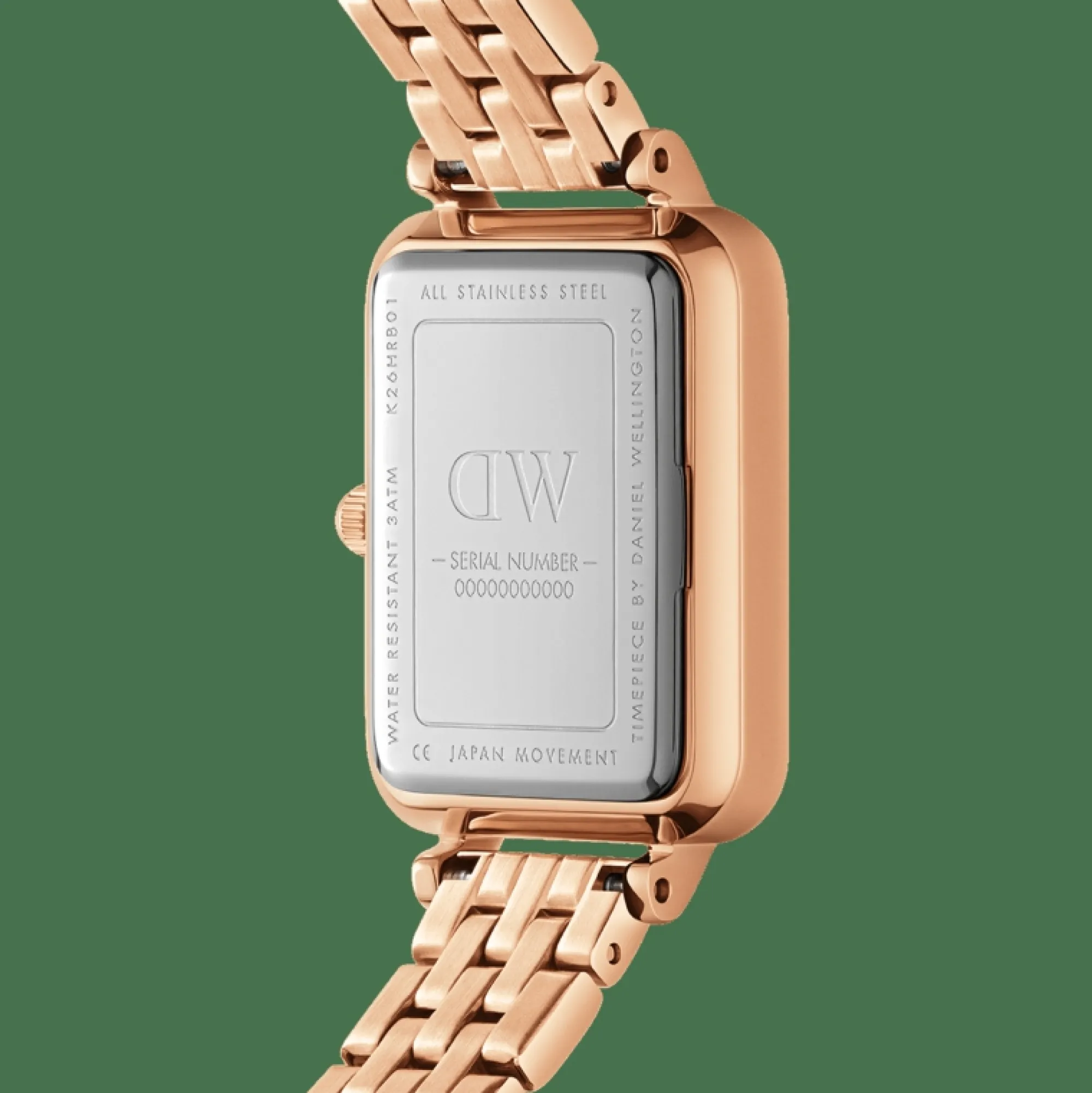 Daniel Wellington Damklockor<Quadro Lumine 5-Link Melrose Rose Gold