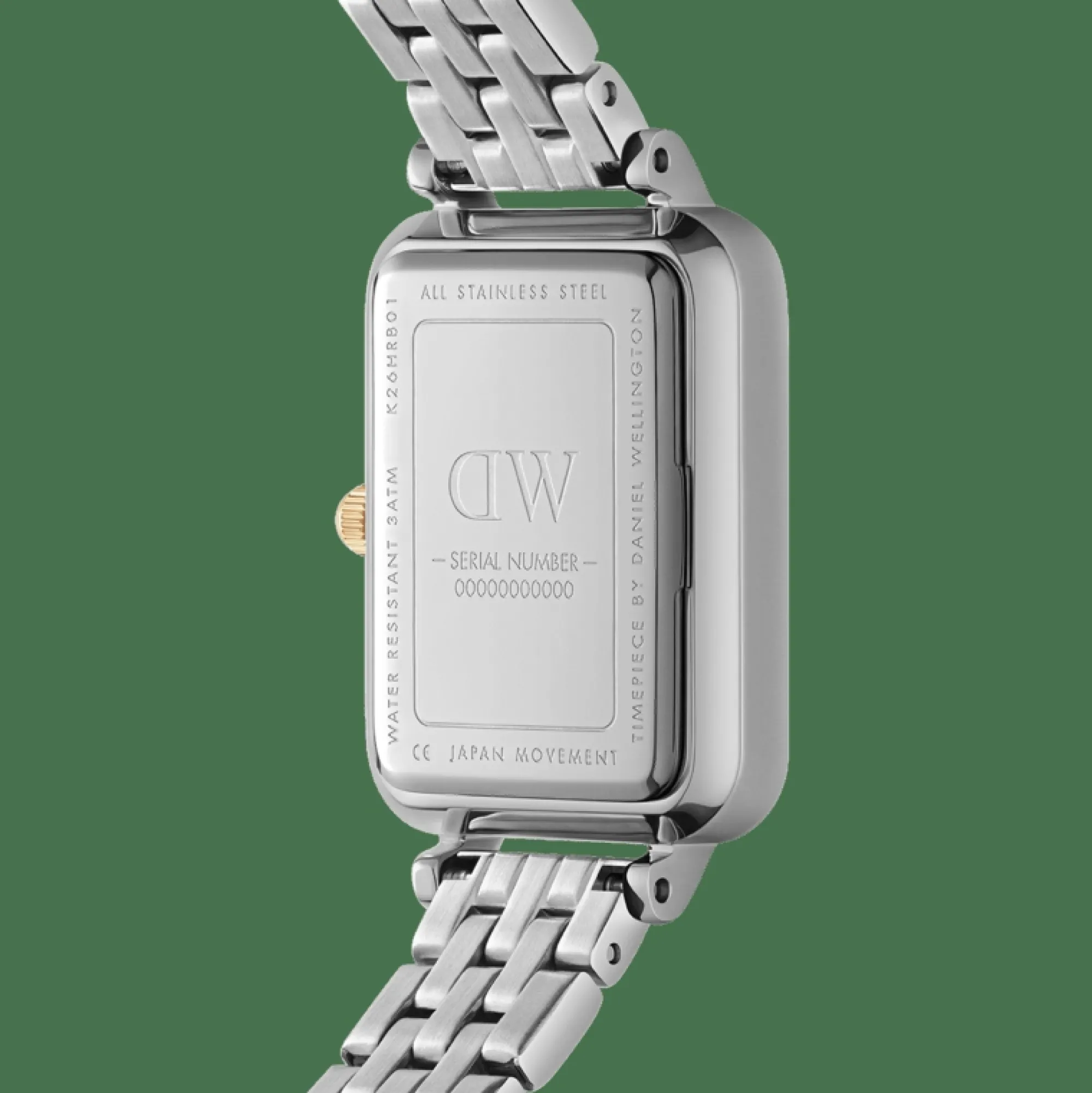 Daniel Wellington Damklockor<Quadro Lumine 5-link two-tone Silver