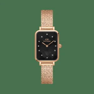 Daniel Wellington Damklockor<Quadro Lumine Pressed Piano Rose Gold