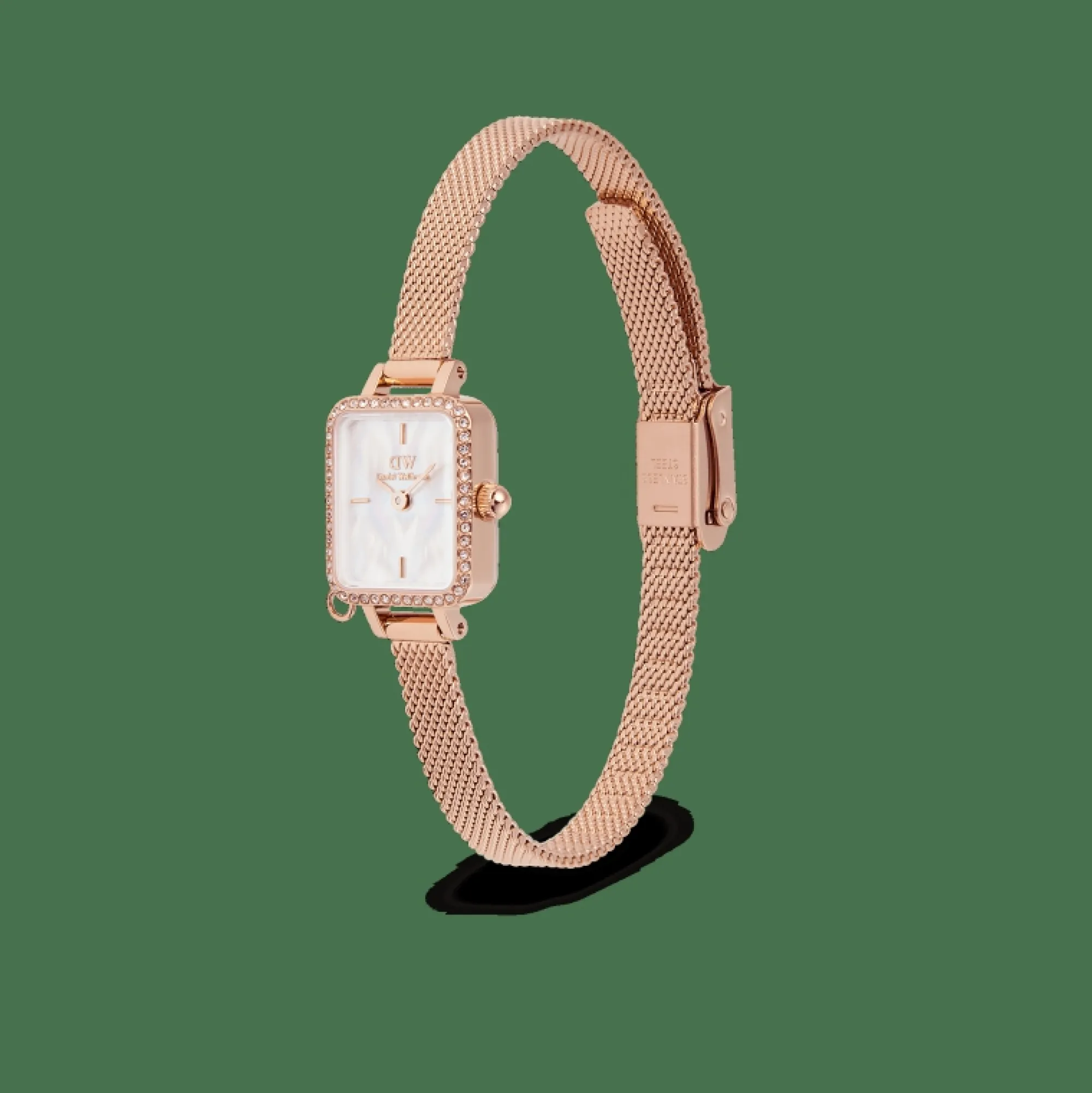 Daniel Wellington Damklockor<Quadro Mini Crystal Zodiac Melrose Rose Gold